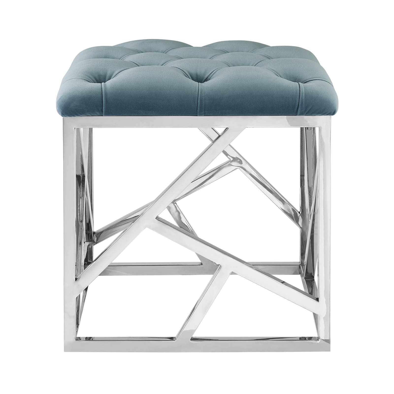Modway Ottomans & Stools - Intersperse Ottoman Sea Blue