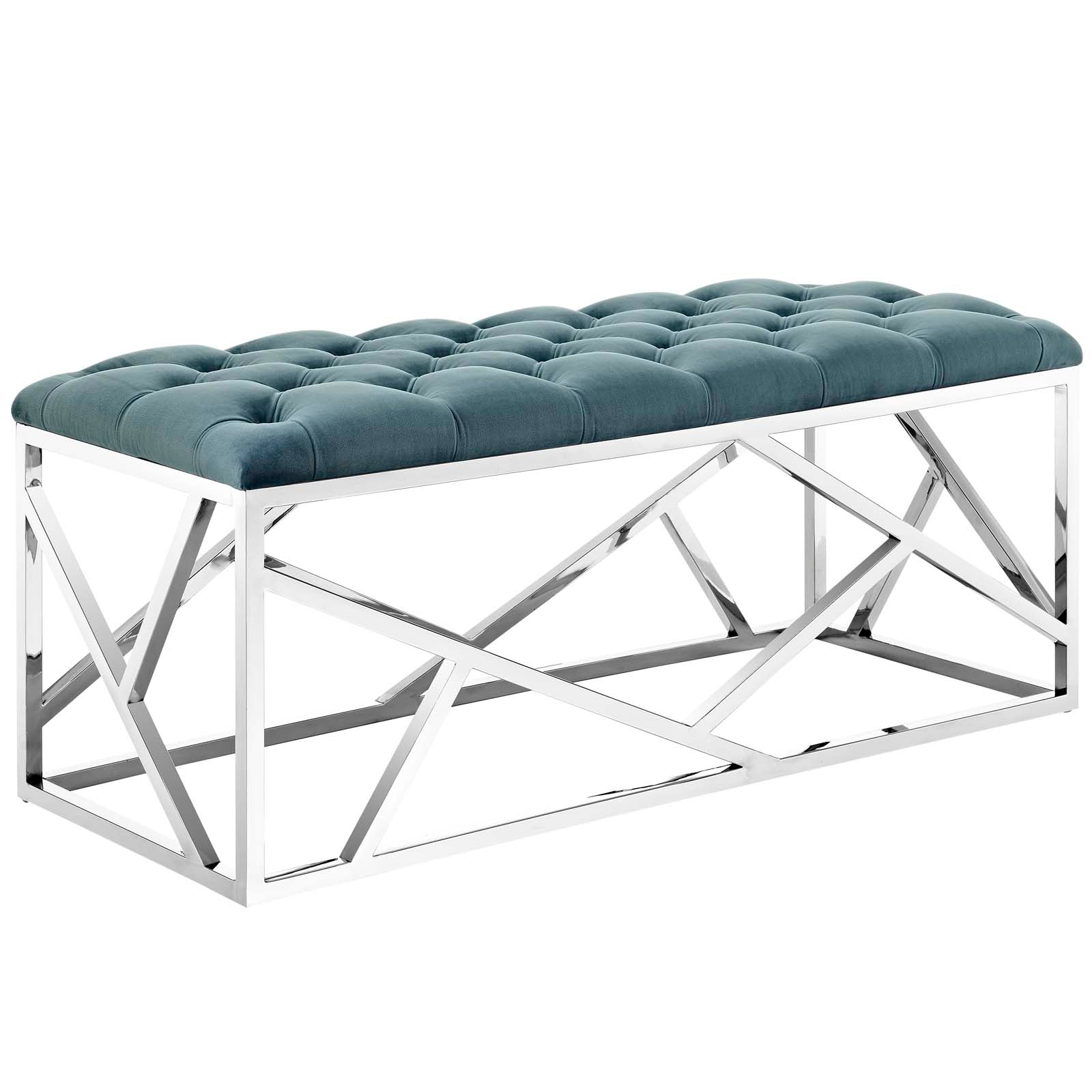 Modway Benches - Intersperse Bench Sea Blue