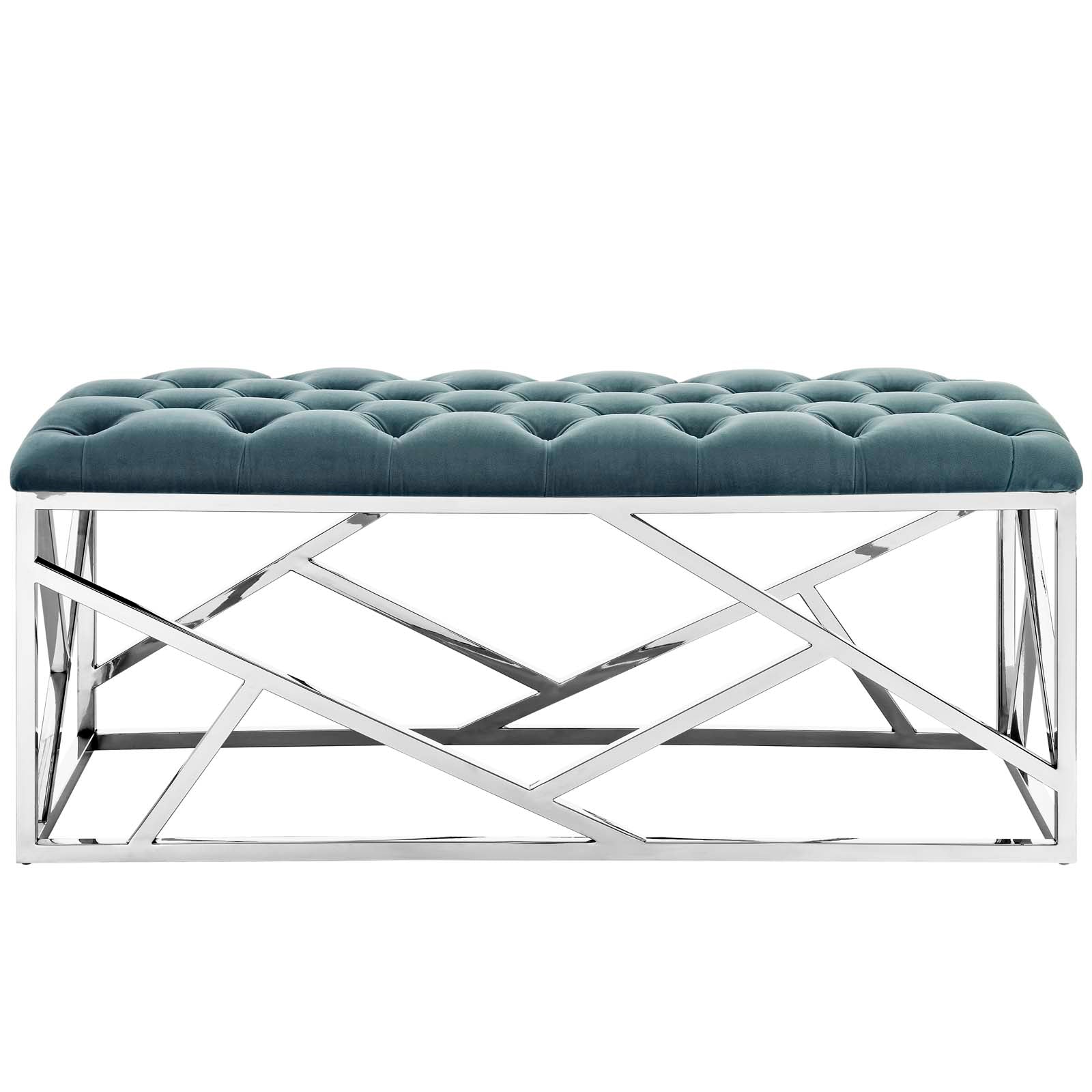 Modway Benches - Intersperse Bench Sea Blue