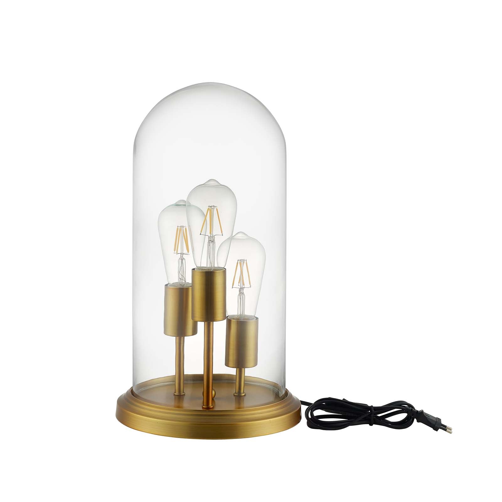 Modway Table Lamps - Admiration Cloche Table Lamp Clear