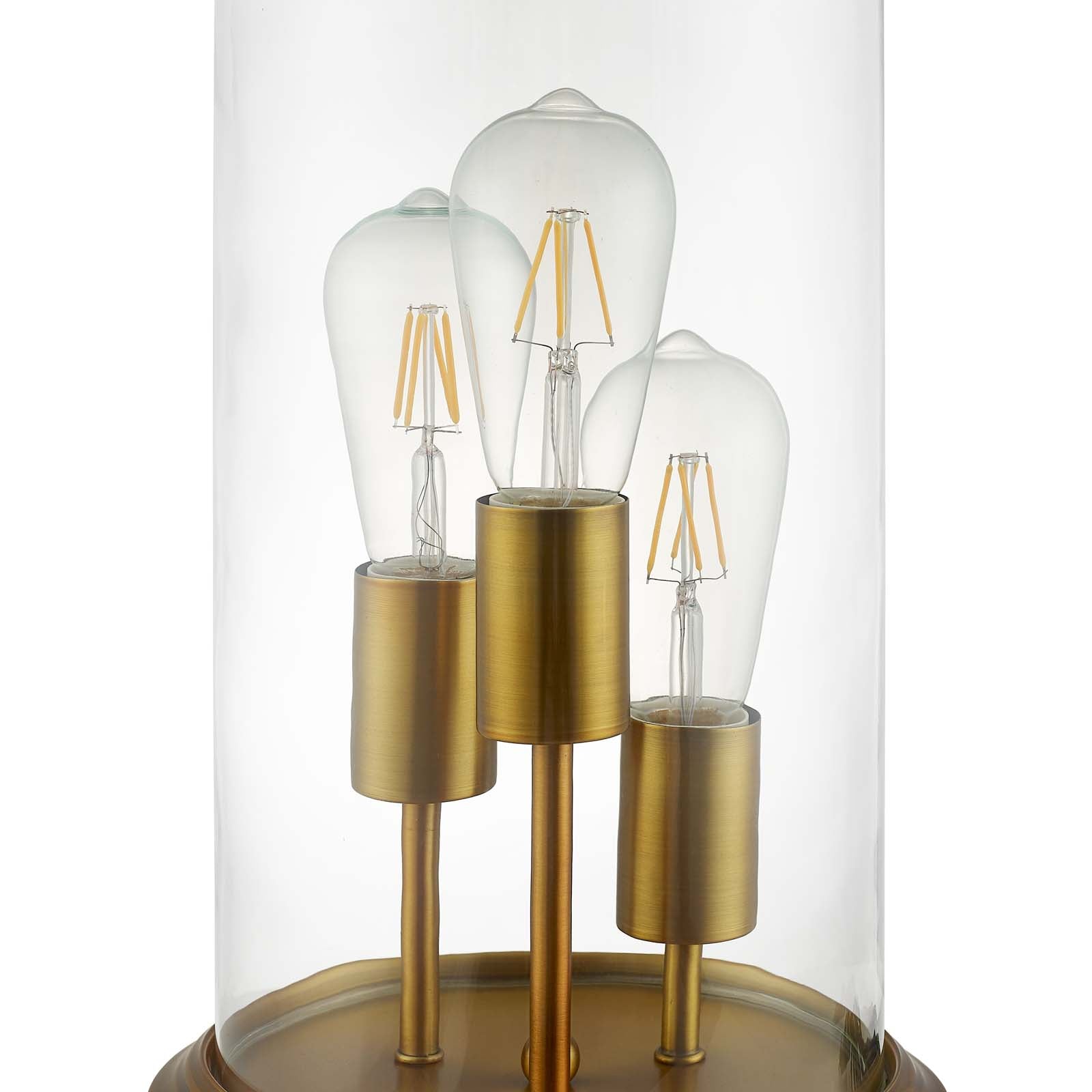 Modway Table Lamps - Admiration Cloche Table Lamp Clear