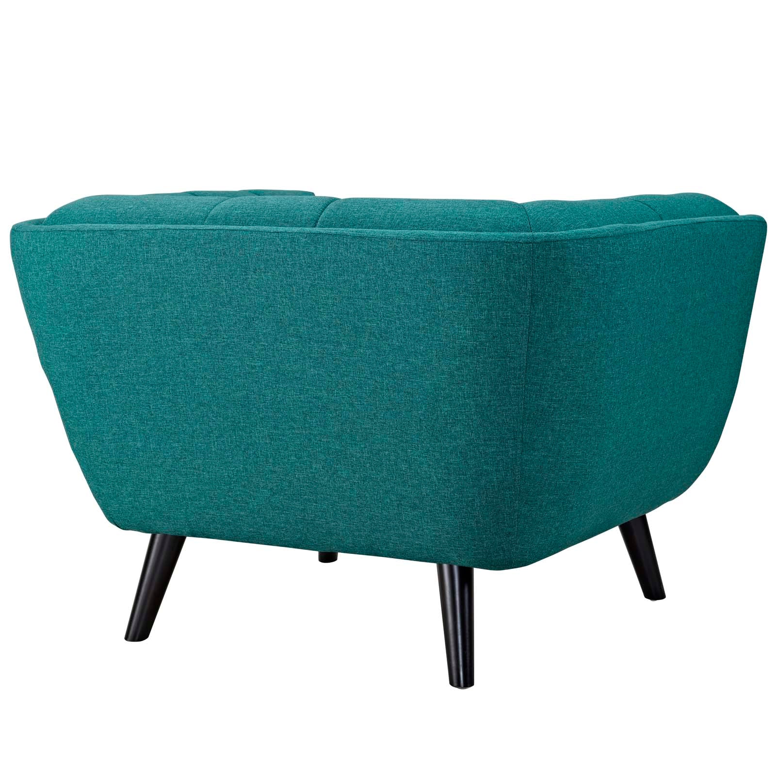 Modway Living Room Sets - Bestow 2 Piece Upholstered Fabric Armchair Set Teal