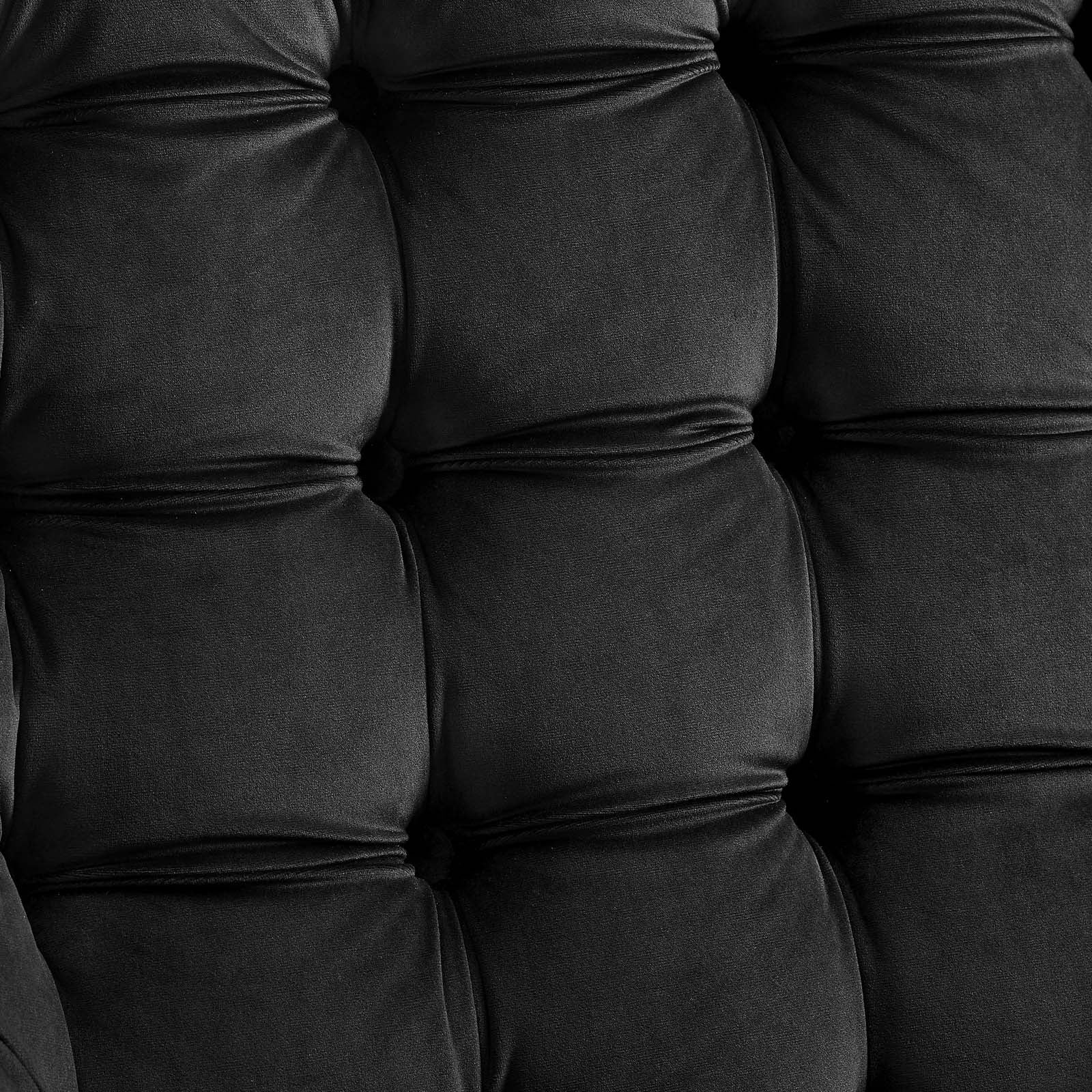 Modway Accent Chairs - Suggest Button Tufted Performance Velvet Lounge Chair Black