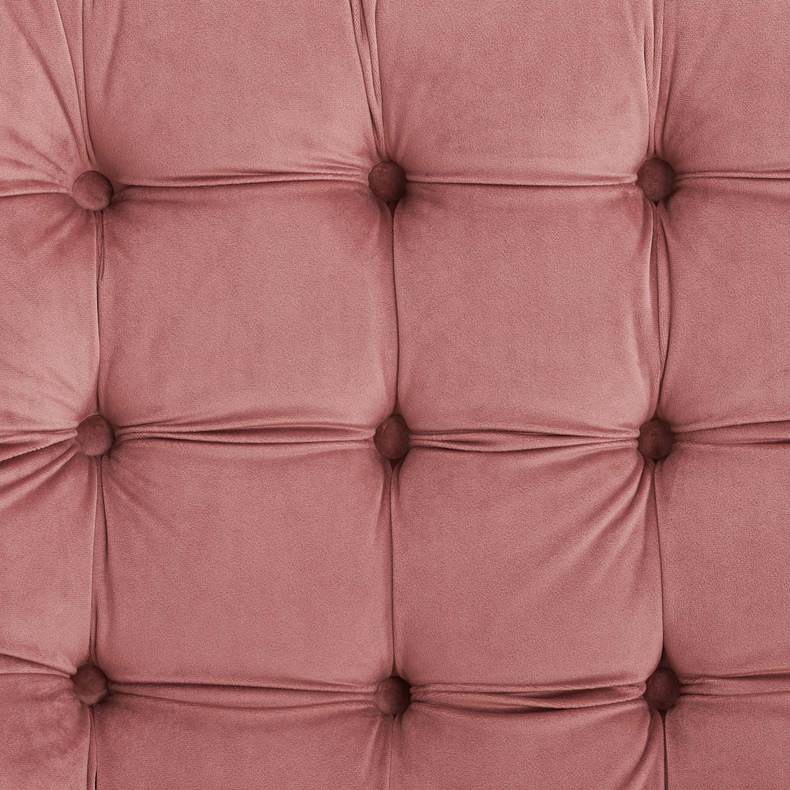 Modway Accent Chairs - Suggest Button Tufted Performance Velvet Lounge Chair Dusty Rose