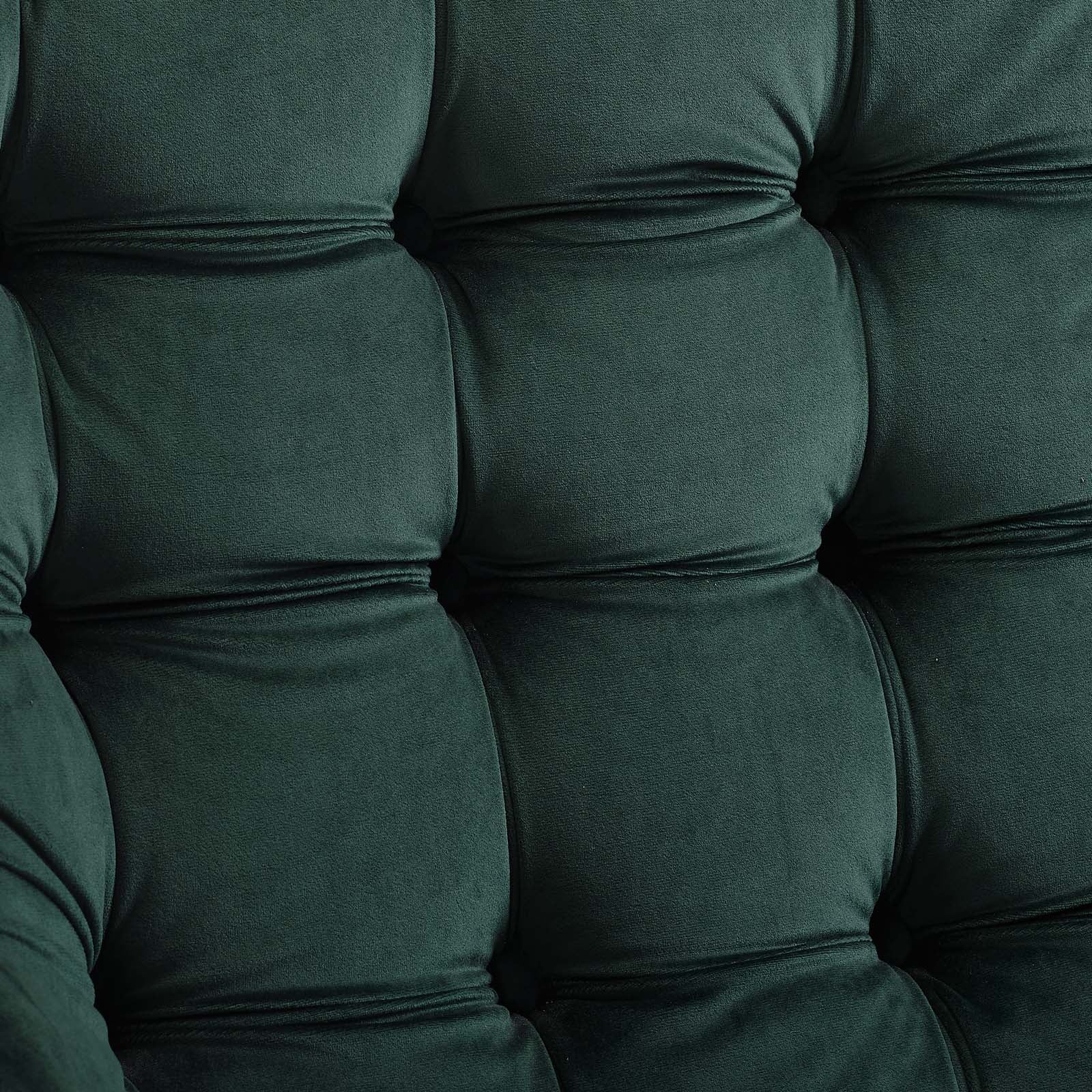 Modway Accent Chairs - Suggest Button Tufted Performance Velvet Lounge Chair Green