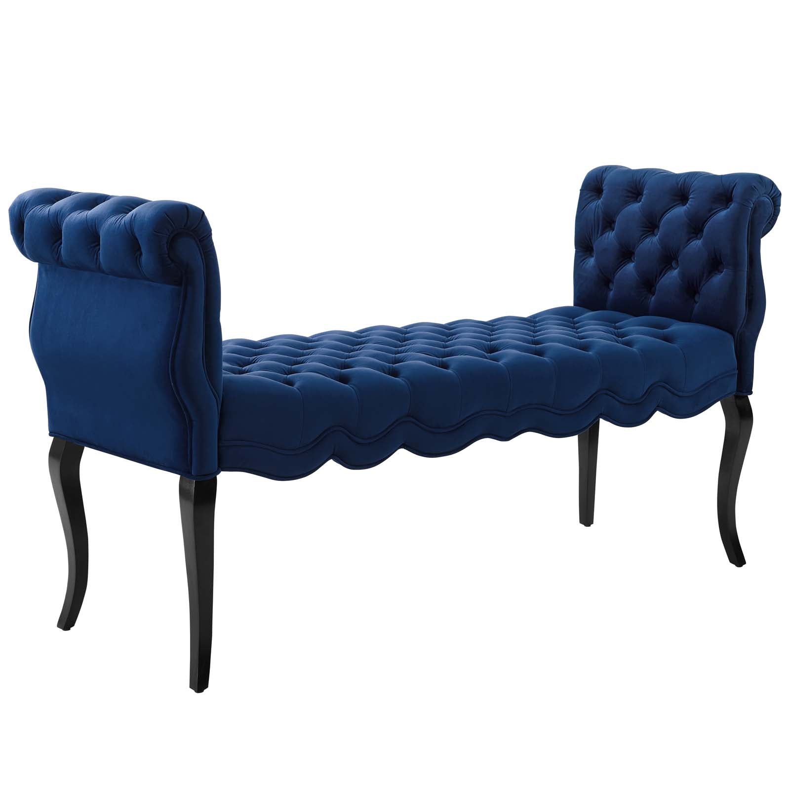 Modway Benches - Adelia Chesterfield Bench Navy