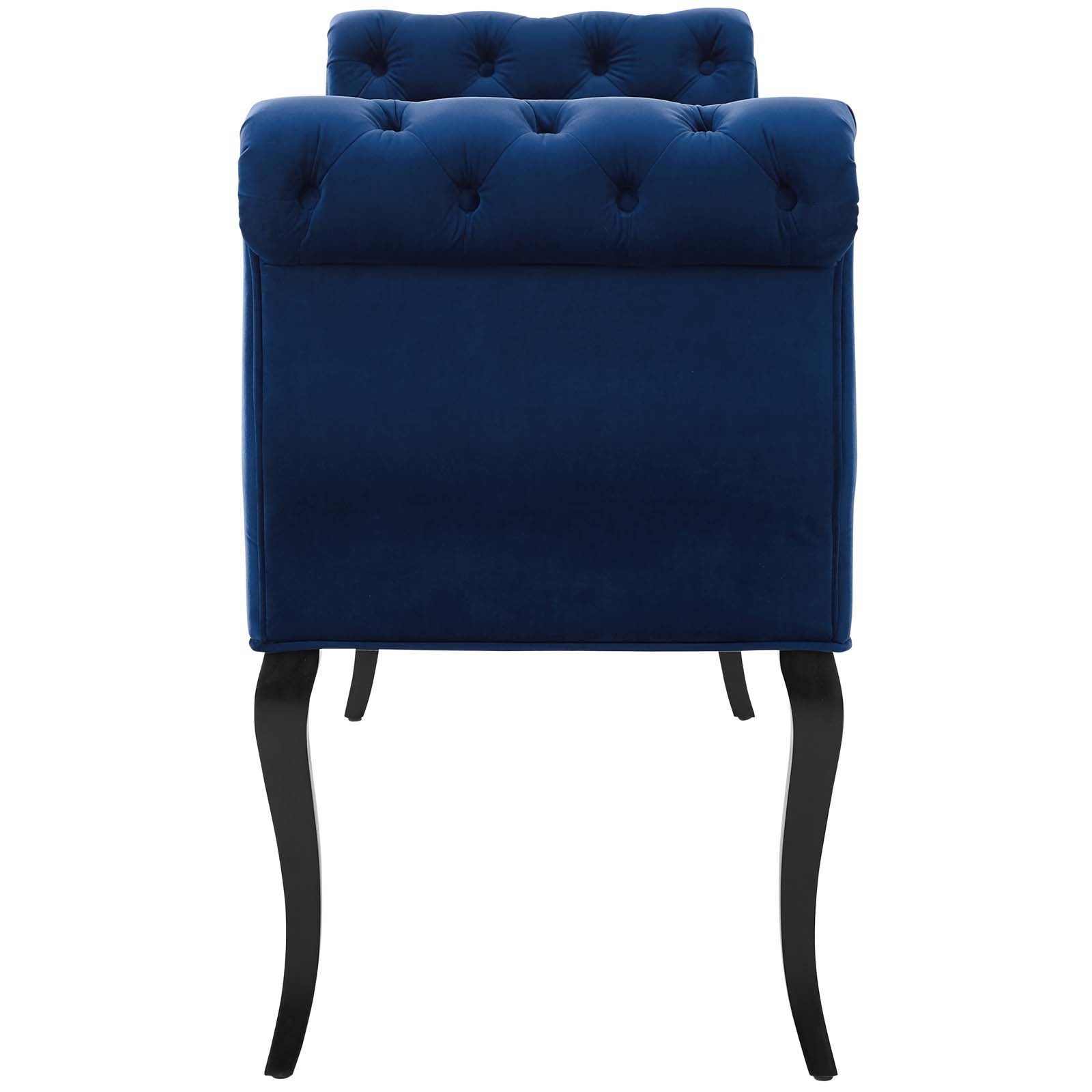 Modway Benches - Adelia Chesterfield Bench Navy
