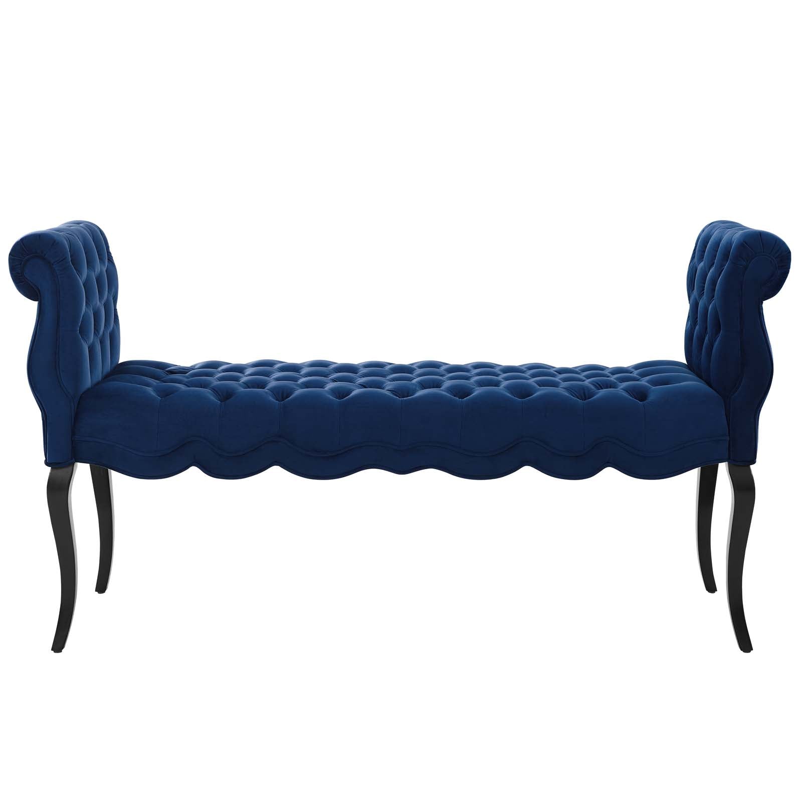Modway Benches - Adelia Chesterfield Bench Navy