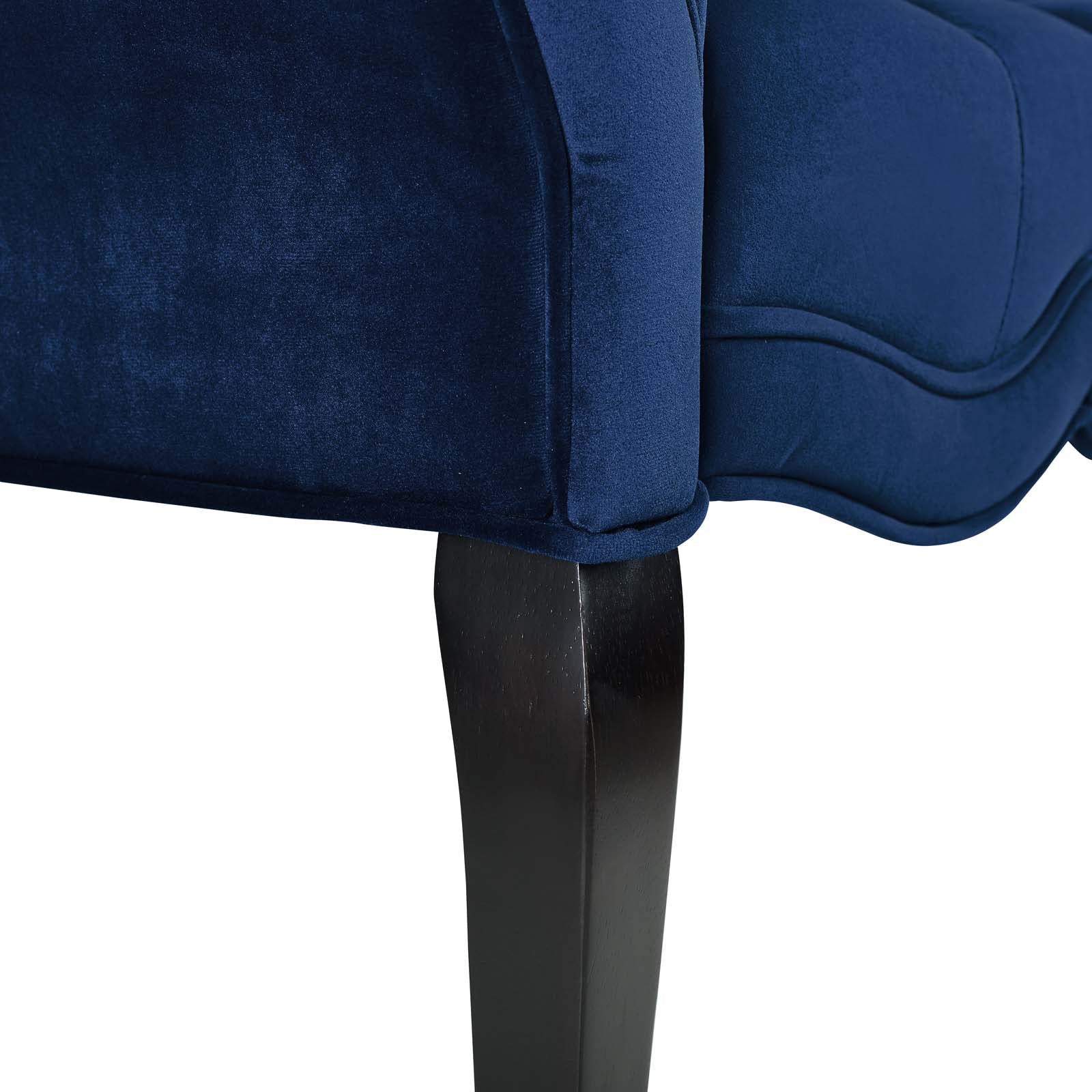 Modway Benches - Adelia Chesterfield Bench Navy
