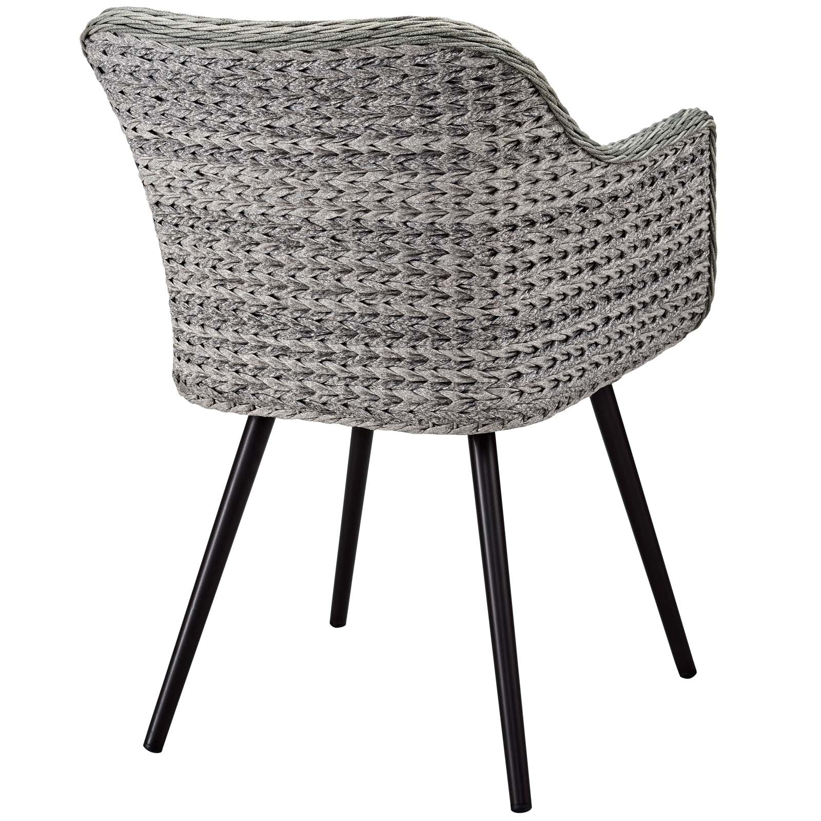 Modway Outdoor Chairs - Endeavor Dining Chair Gray