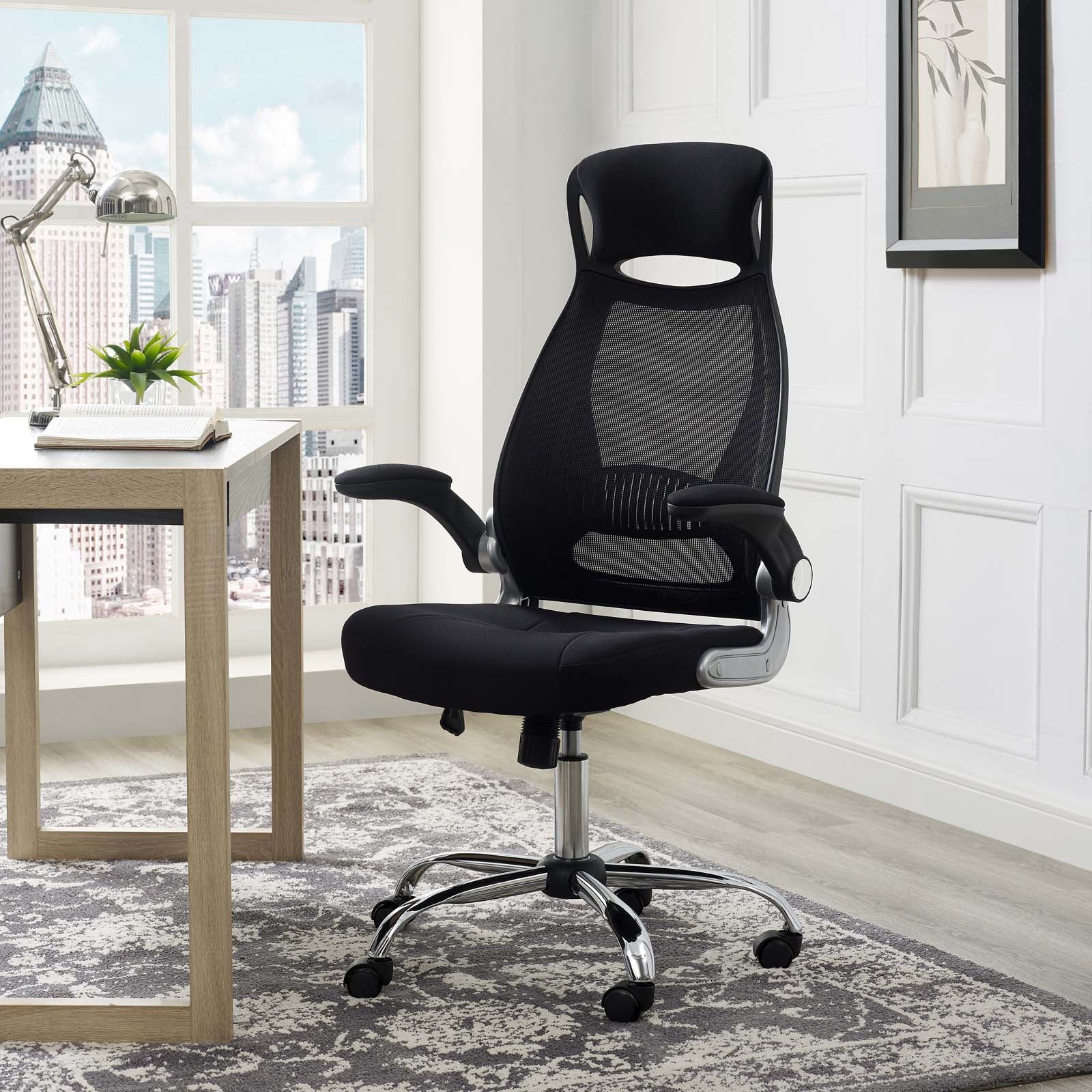 Modway Task Chairs - Expedite Highback Office Chair Black