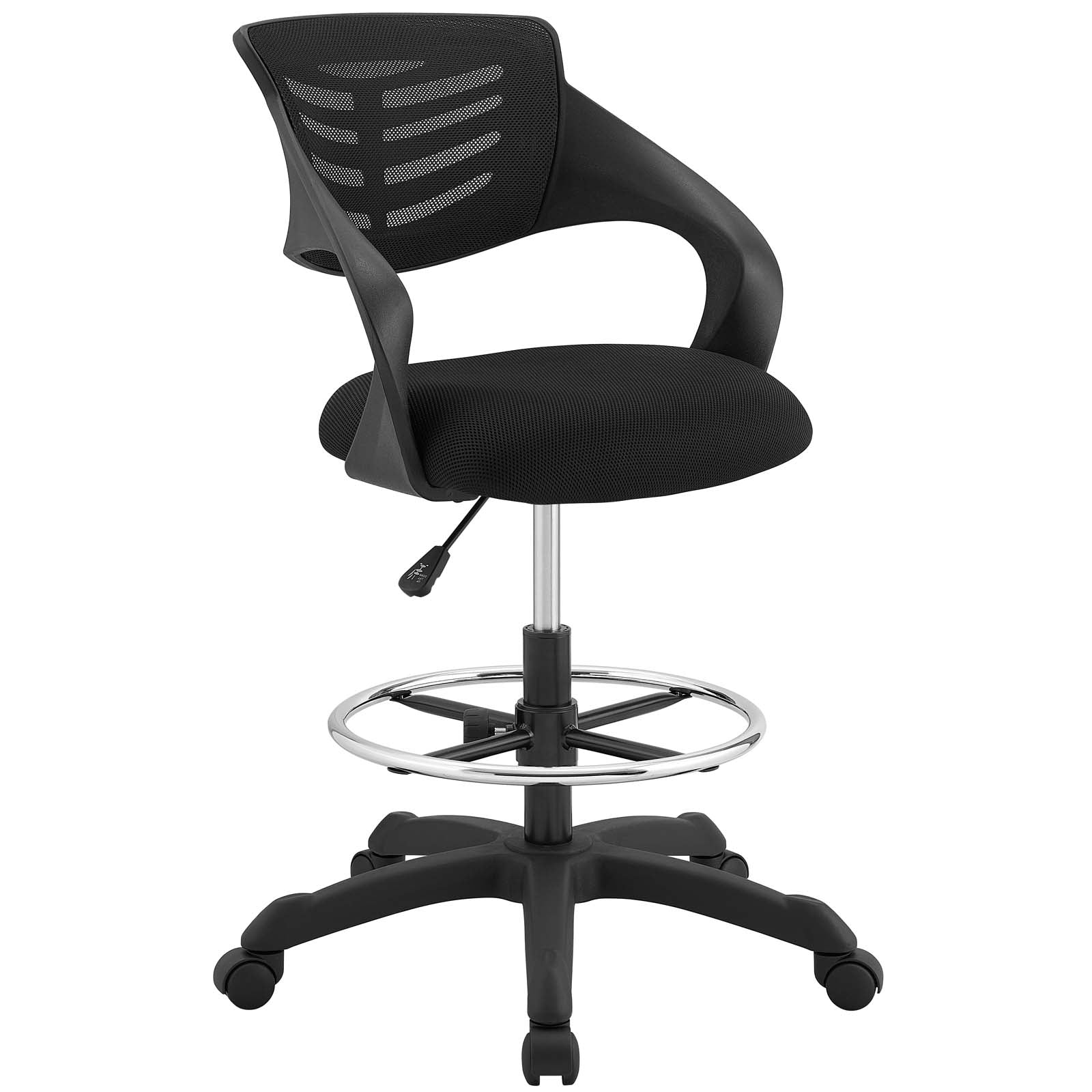 Modway Task Chairs - Thrive Mesh Drafting Chair Black