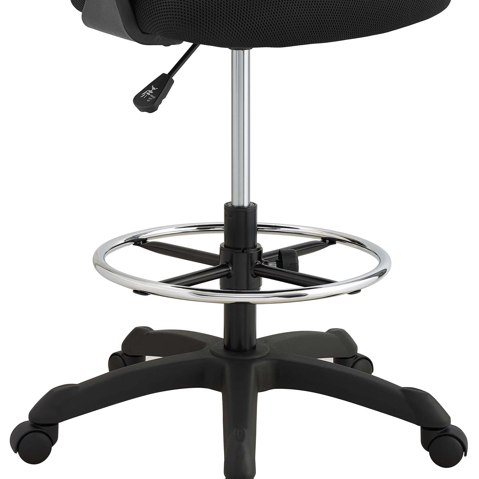 Modway Task Chairs - Thrive Mesh Drafting Chair Black