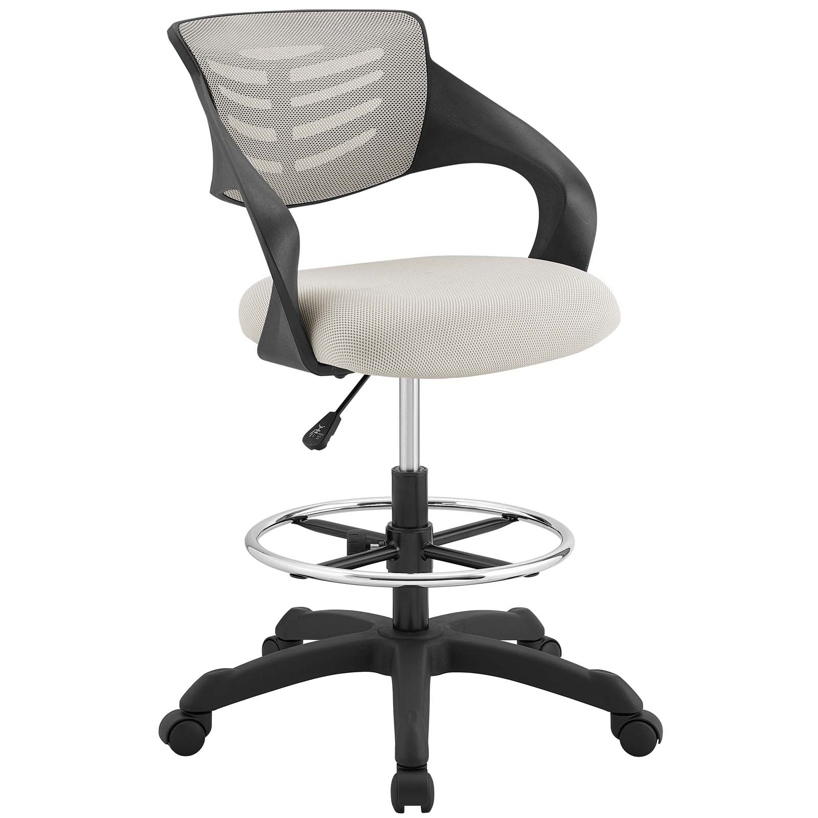 Modway Task Chairs - Thrive Mesh Drafting Chair Gray