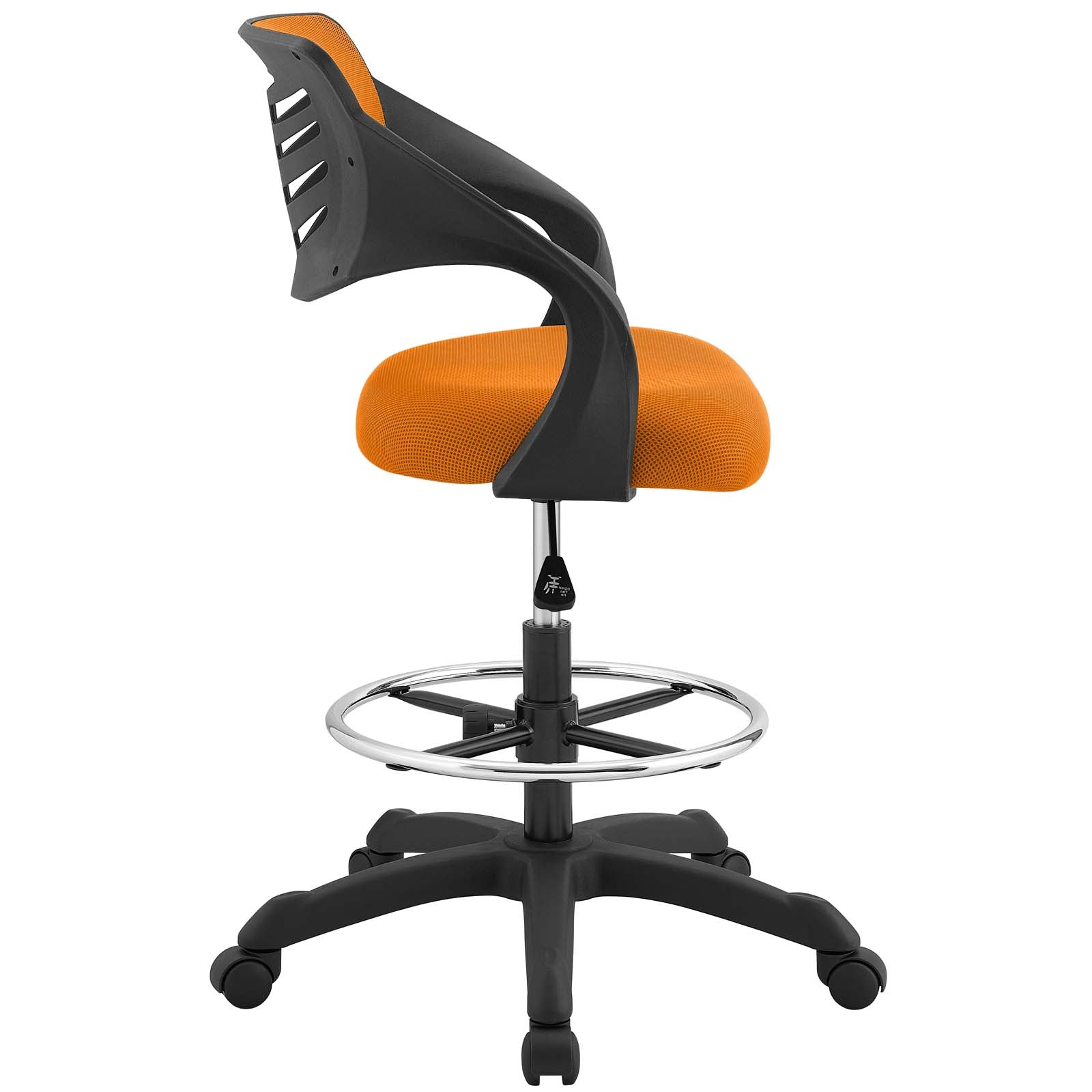 Modway Task Chairs - Thrive Mesh Drafting Chair Orange