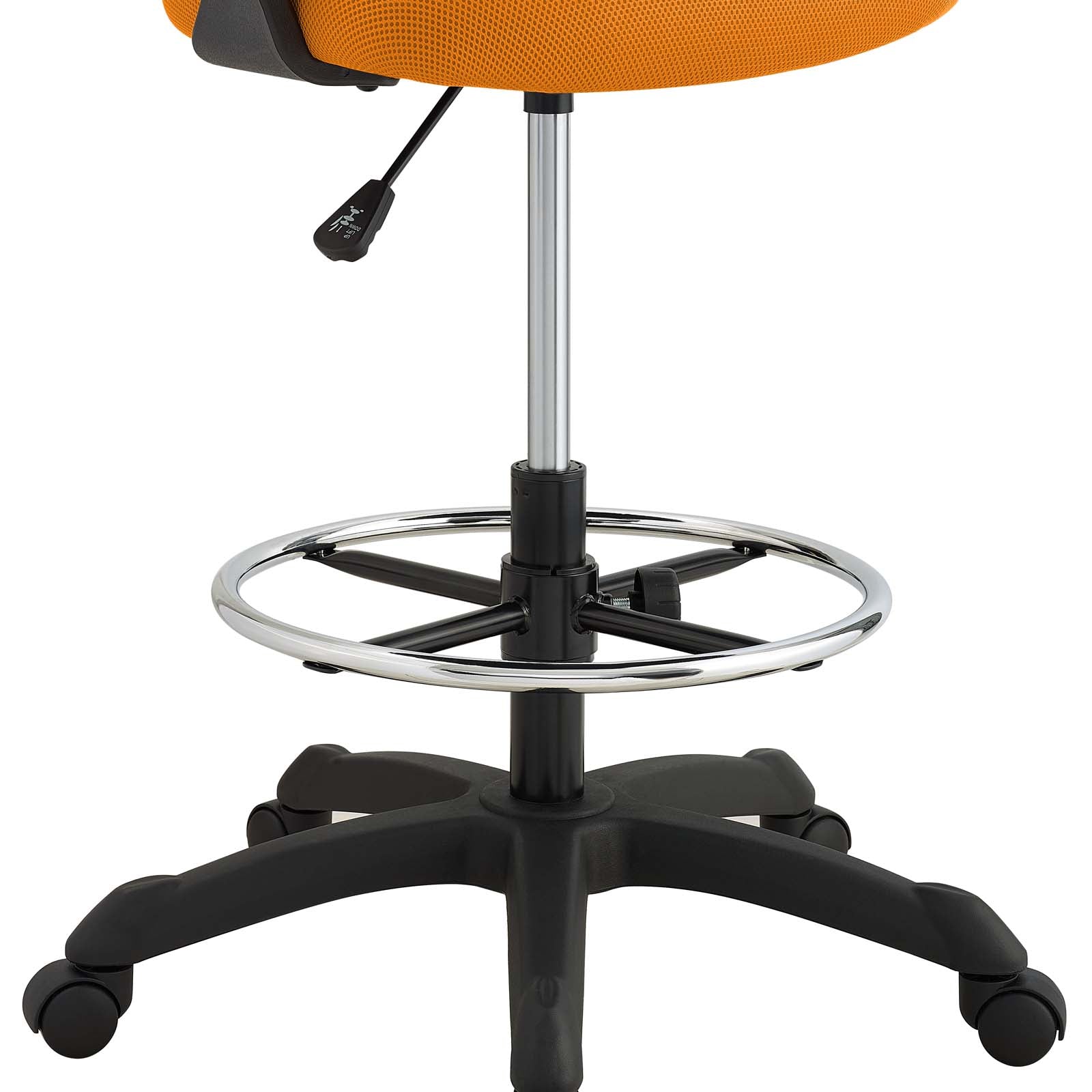Modway Task Chairs - Thrive Mesh Drafting Chair Orange