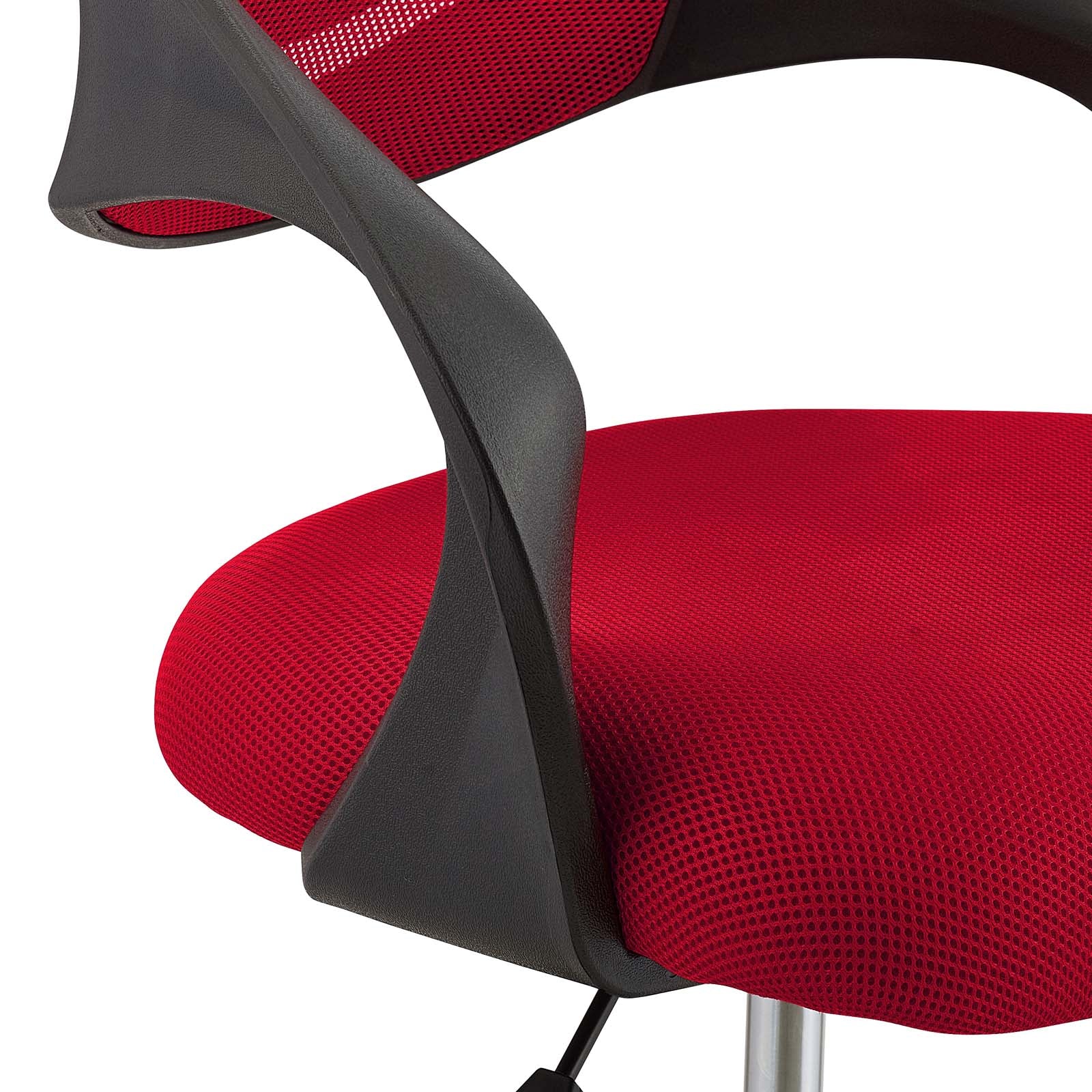 Modway Task Chairs - Thrive Mesh Drafting Chair Red
