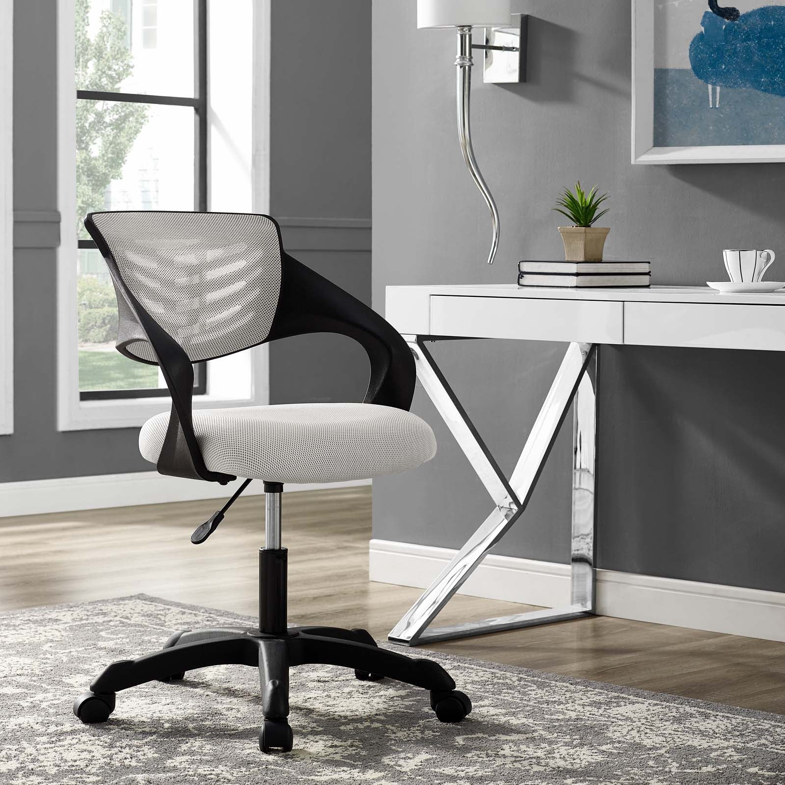 Modway Task Chairs - Thrive Mesh Office Chair Gray