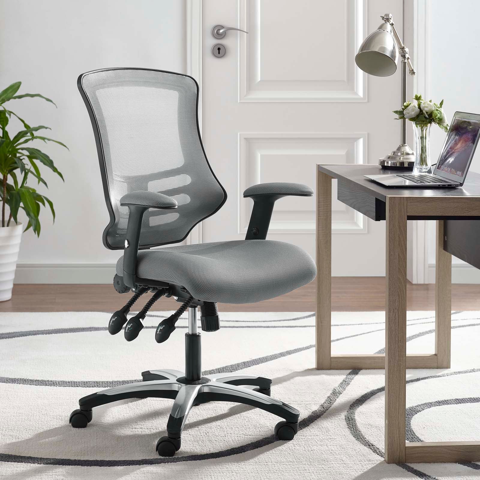 Modway Task Chairs - Calibrate Mesh Office Chair Gray