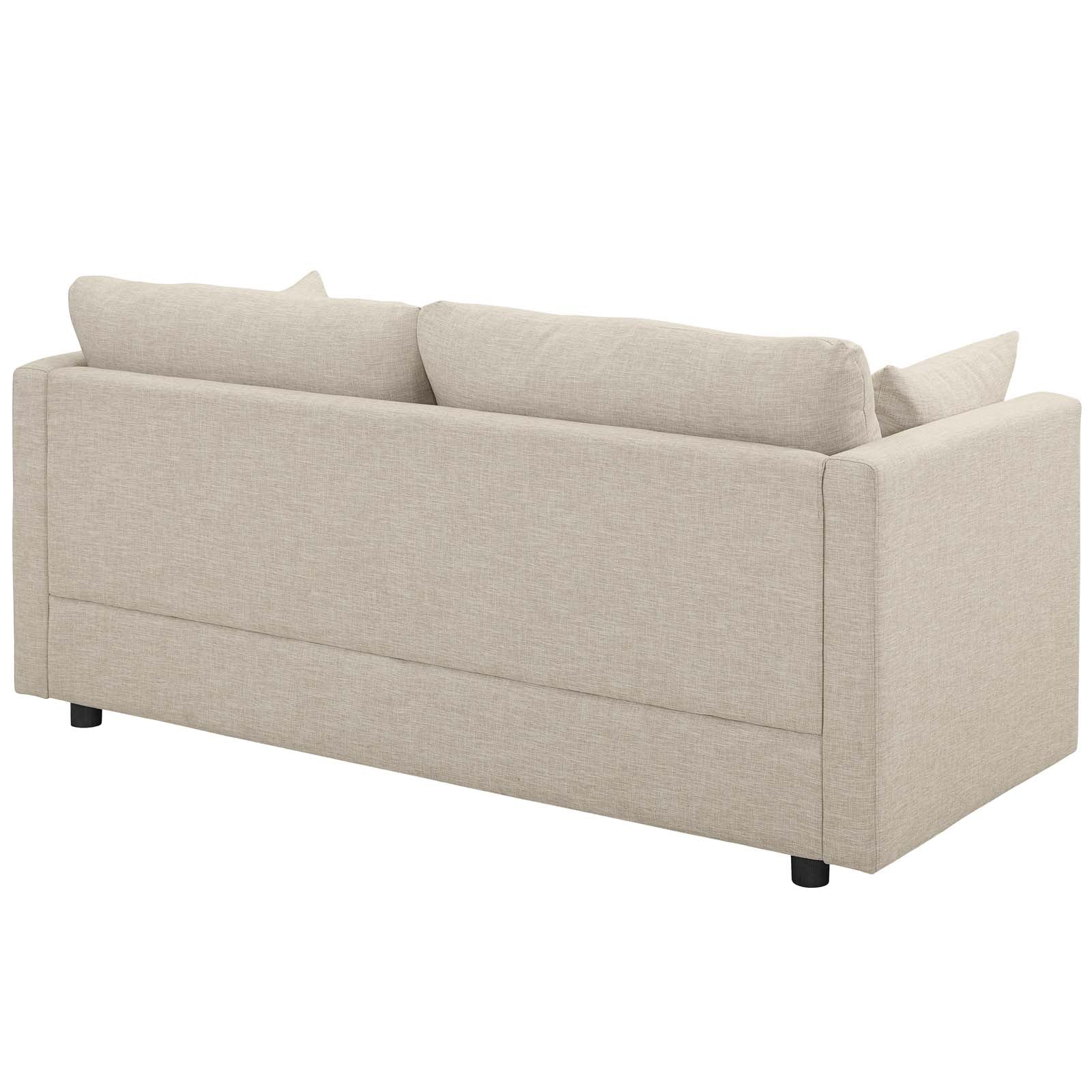 Modway Sofas & Couches - Activate Upholstered Fabric Sofa Beige