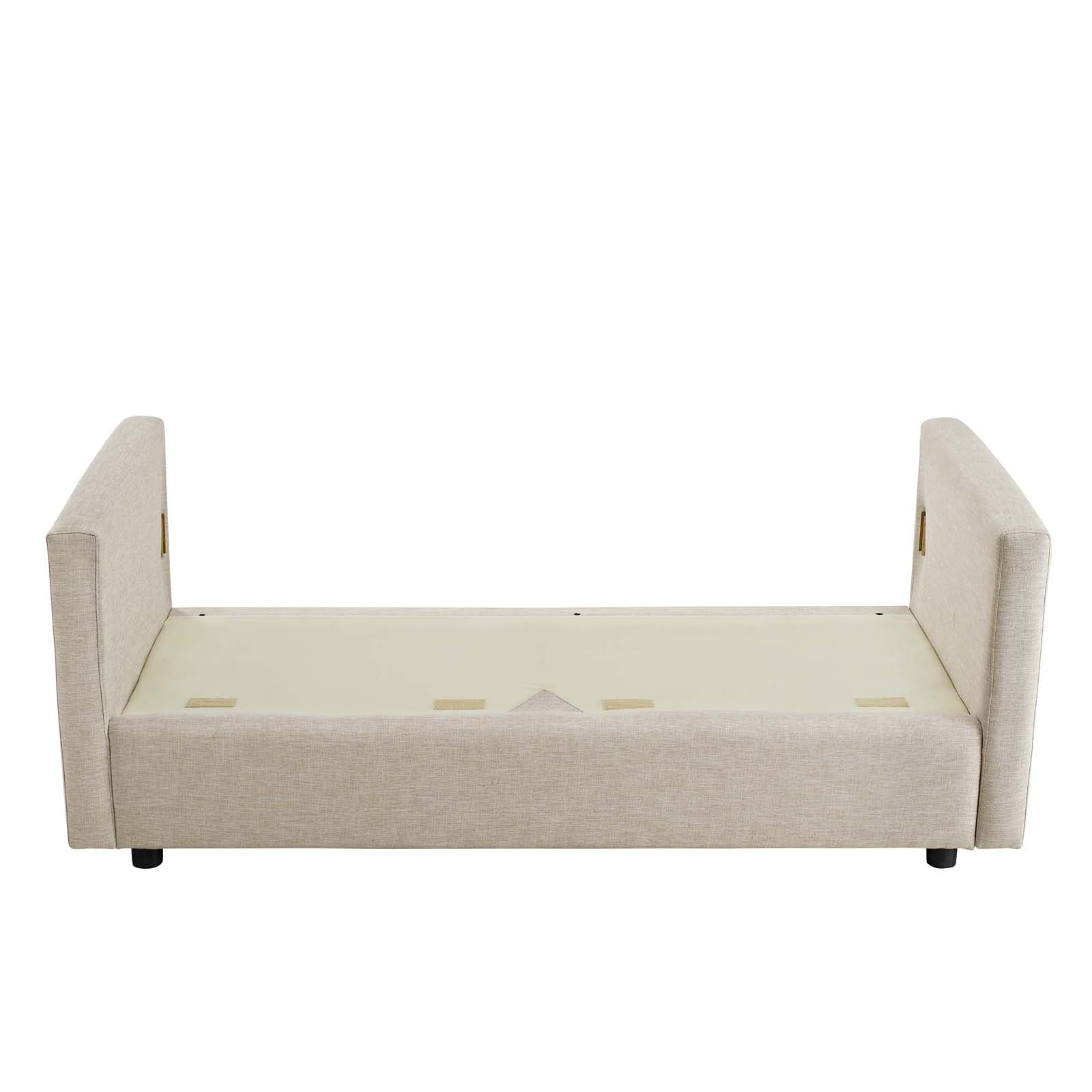 Modway Sofas & Couches - Activate Upholstered Fabric Sofa Beige