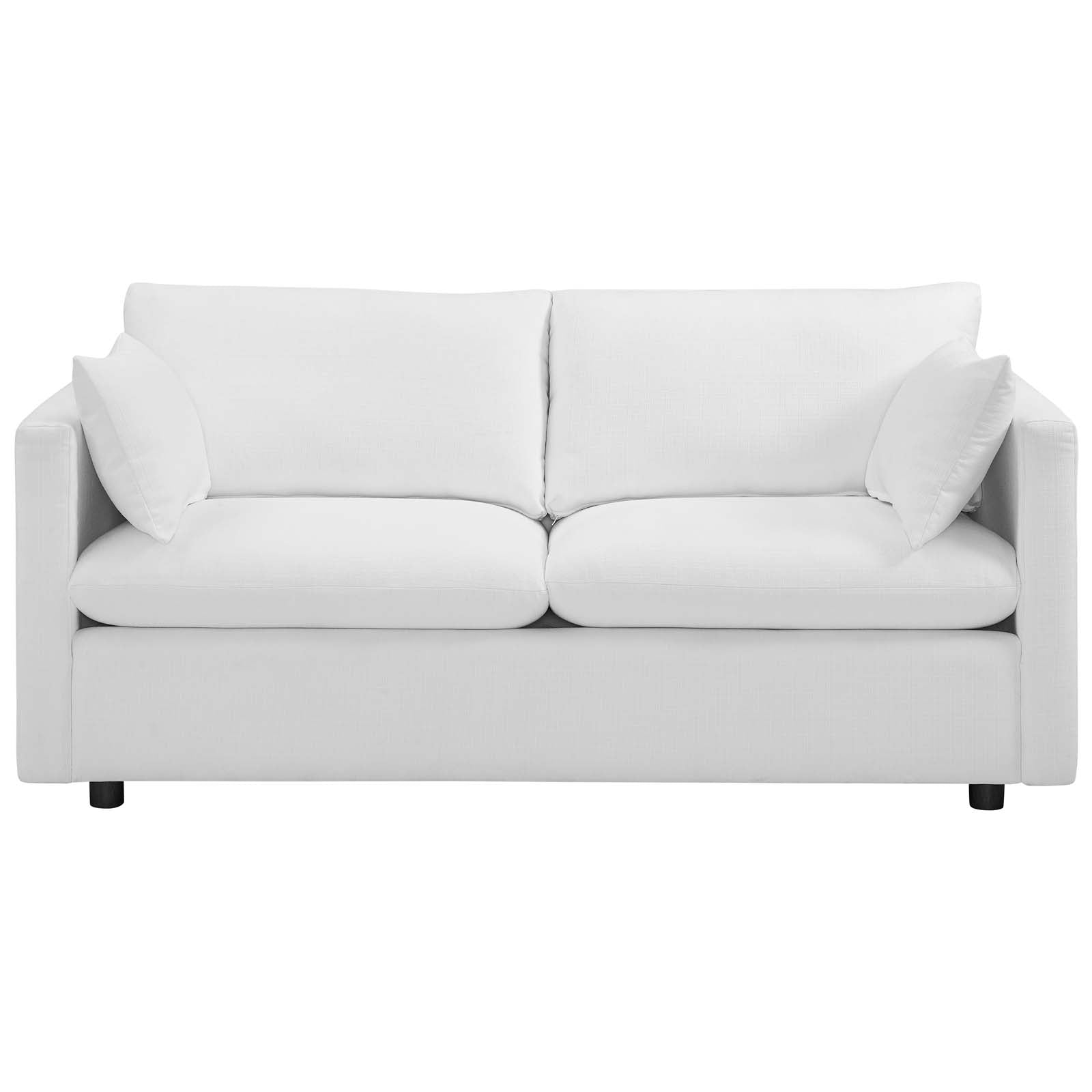 Modway Sofas & Couches - Activate Fabric Sofa White