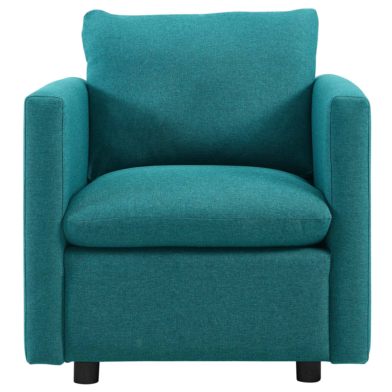 Modway Chairs - Activate Upholstered Fabric Armchair Teal