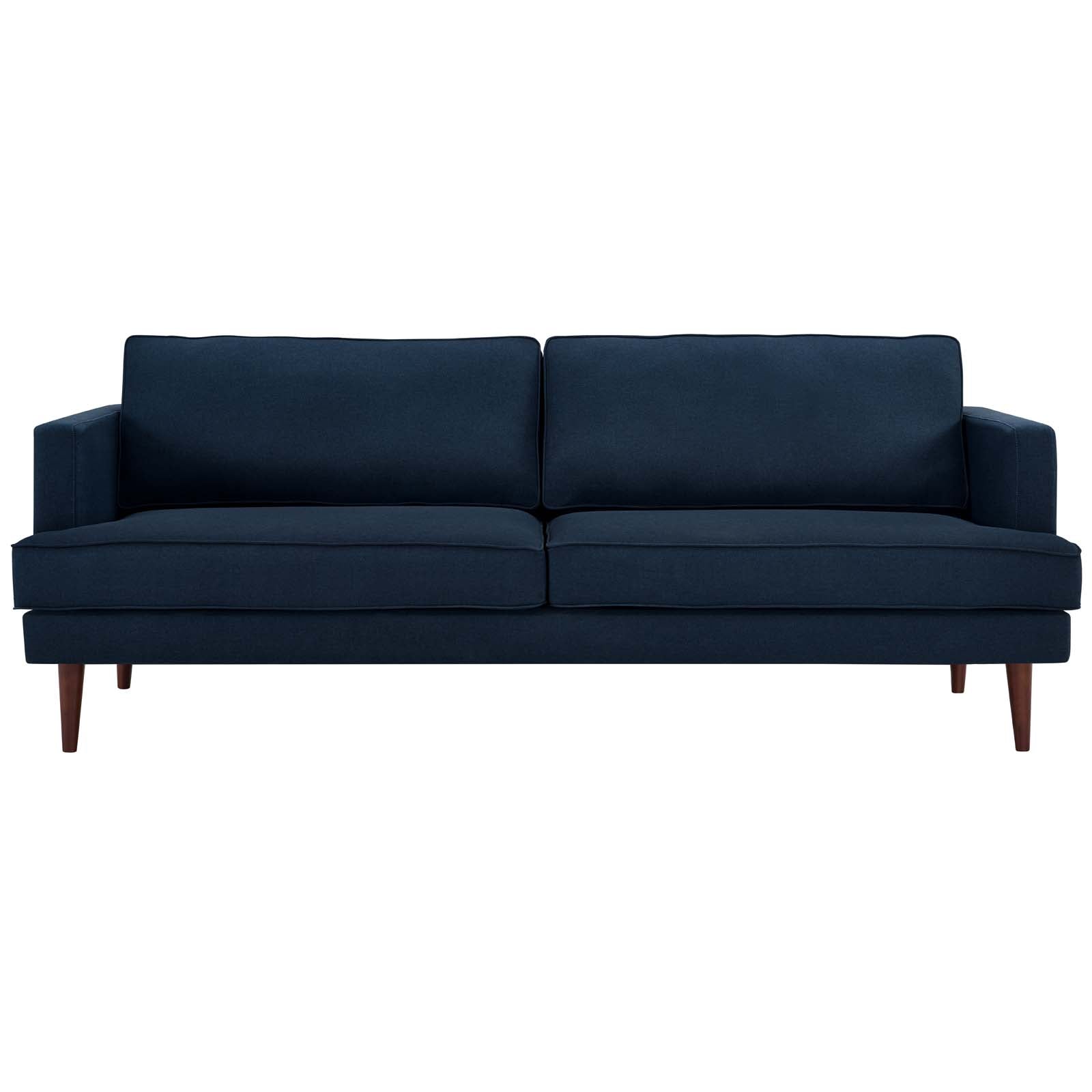 Modway Sofas & Couches - Agile Upholstered Fabric Sofa Blue