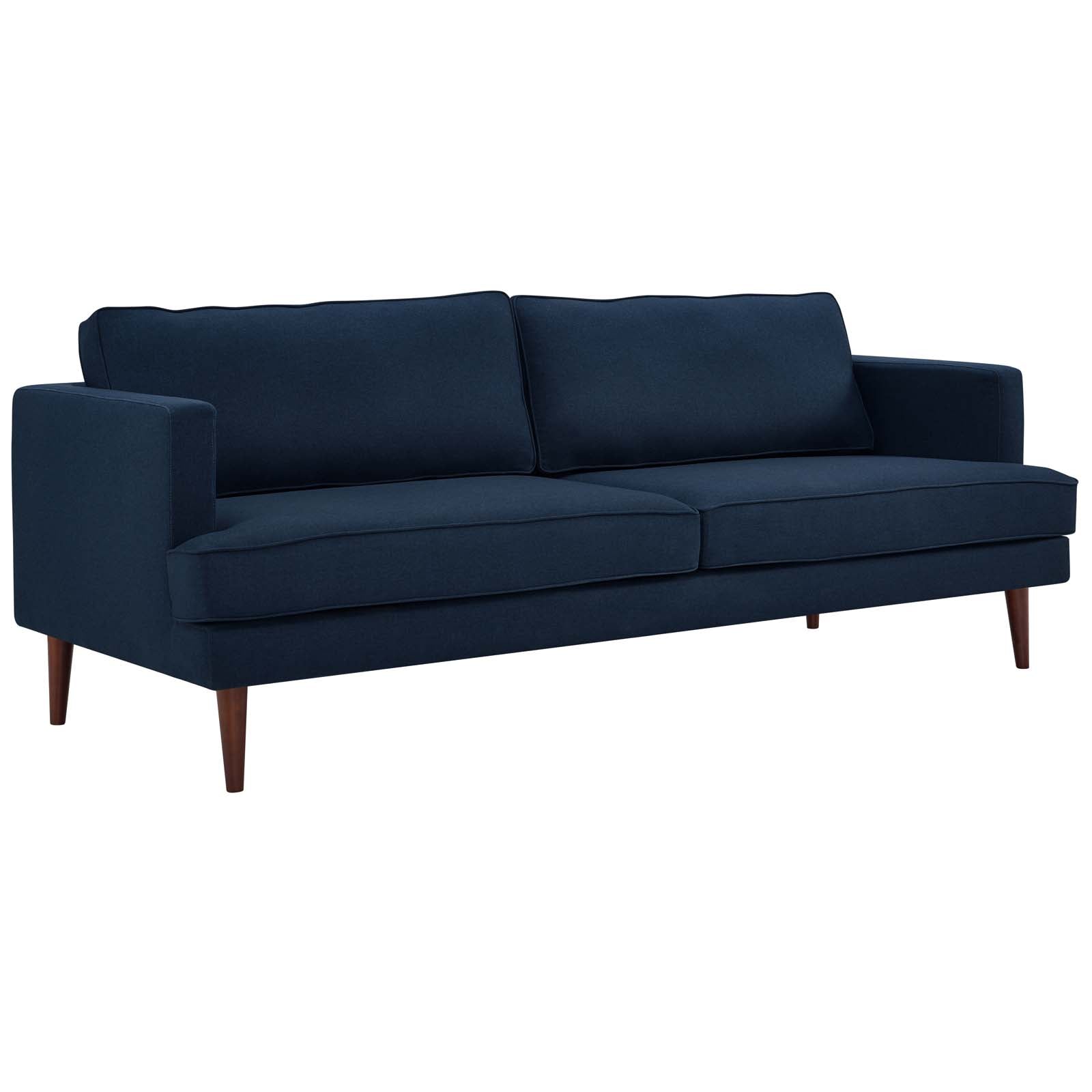 Modway Sofas & Couches - Agile Upholstered Fabric Sofa Blue