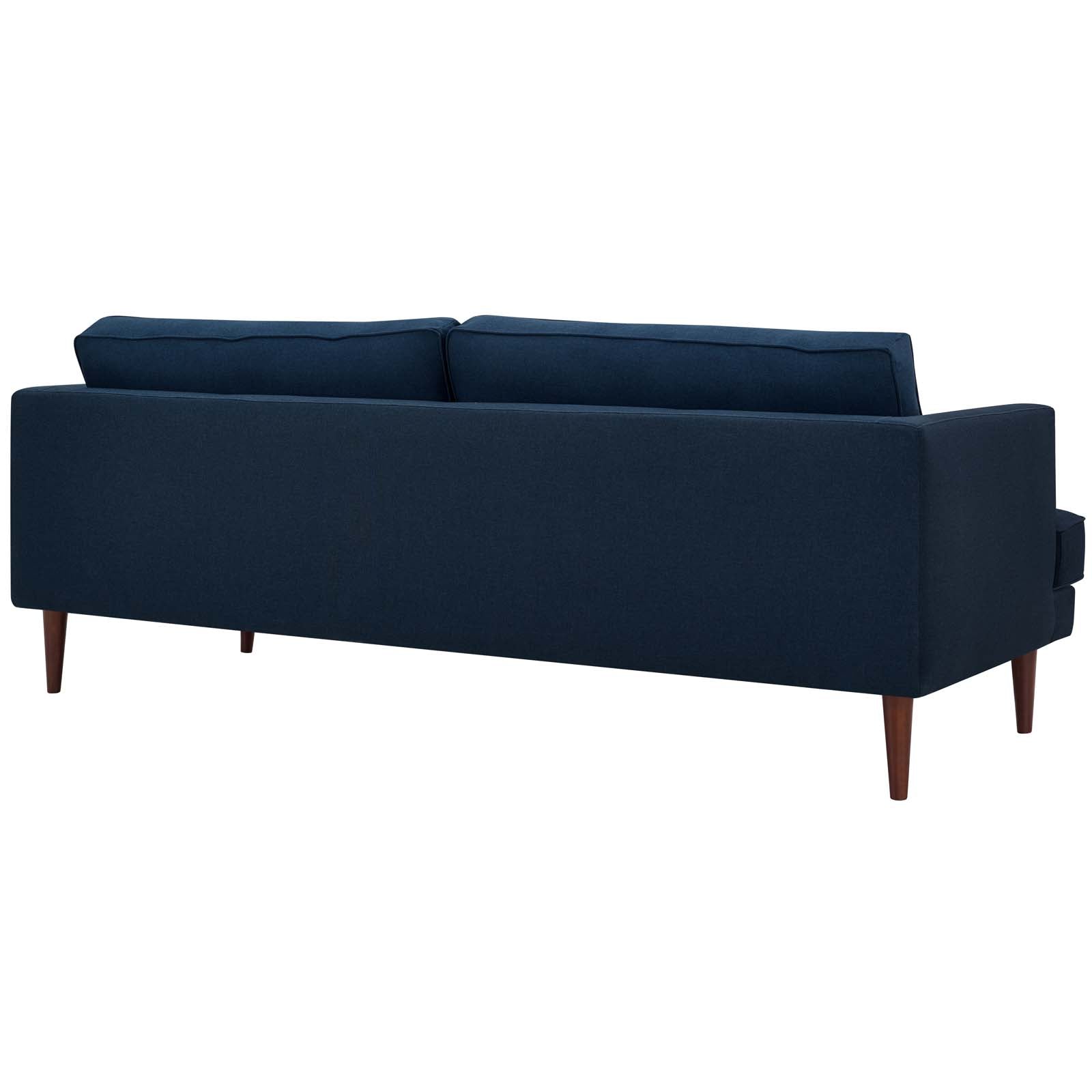 Modway Sofas & Couches - Agile Upholstered Fabric Sofa Blue