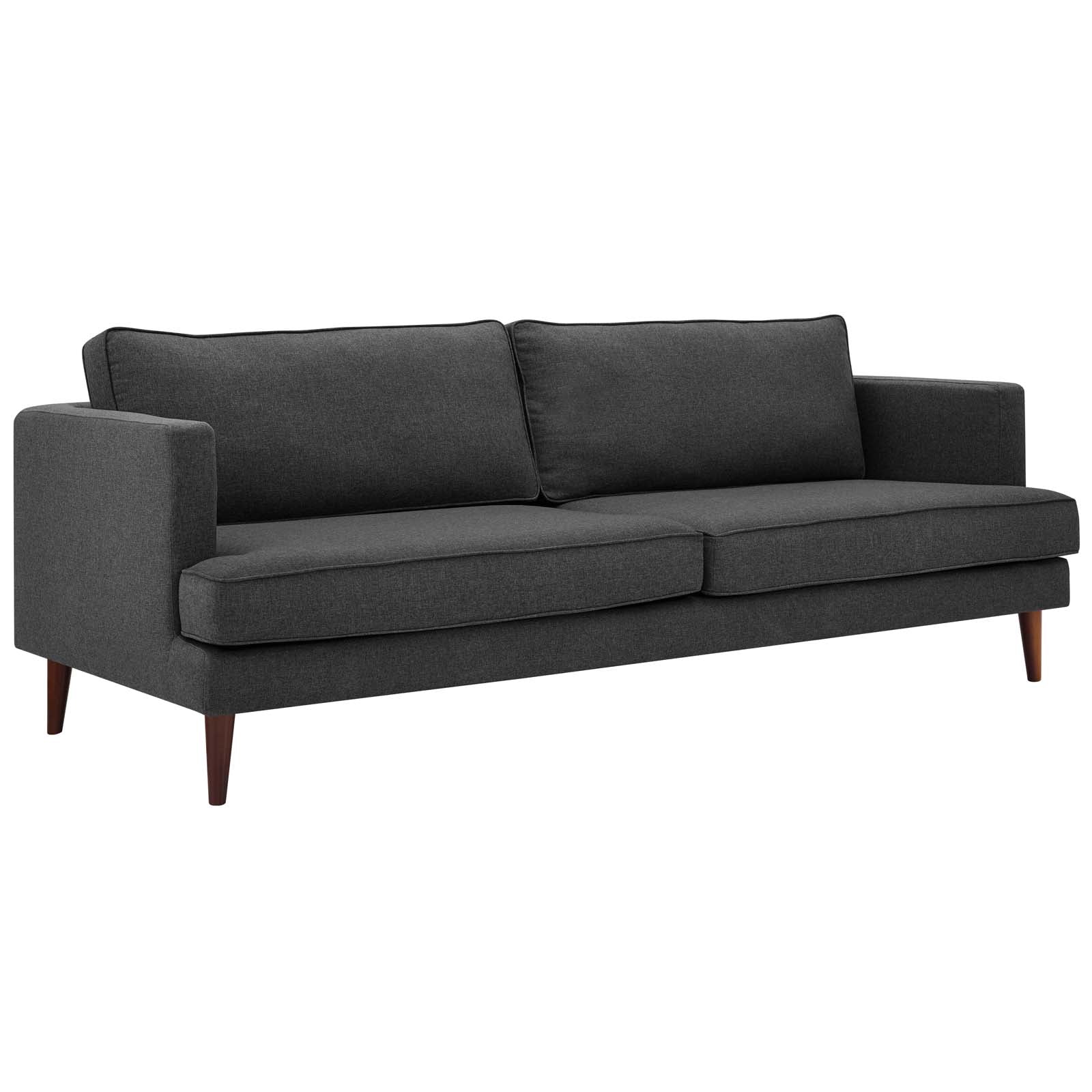 Modway Sofas & Couches - Agile Upholstered Fabric Sofa Gray