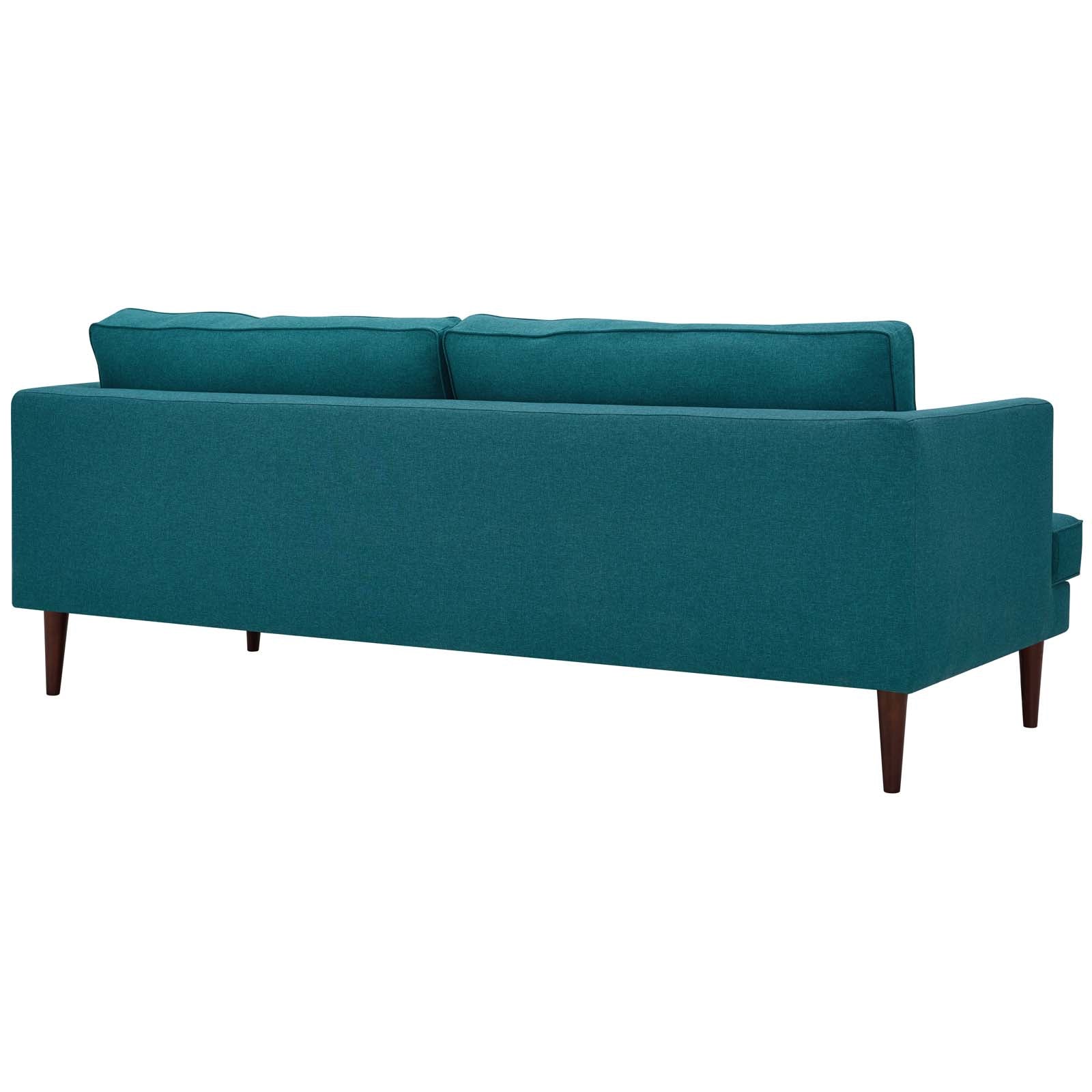 Modway Sofas & Couches - Agile Upholstered Fabric Sofa Teal