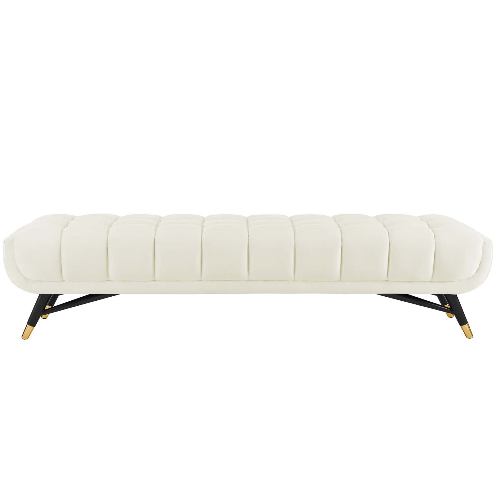 Modway Benches - Adept Performance Velvet Bench Ivory