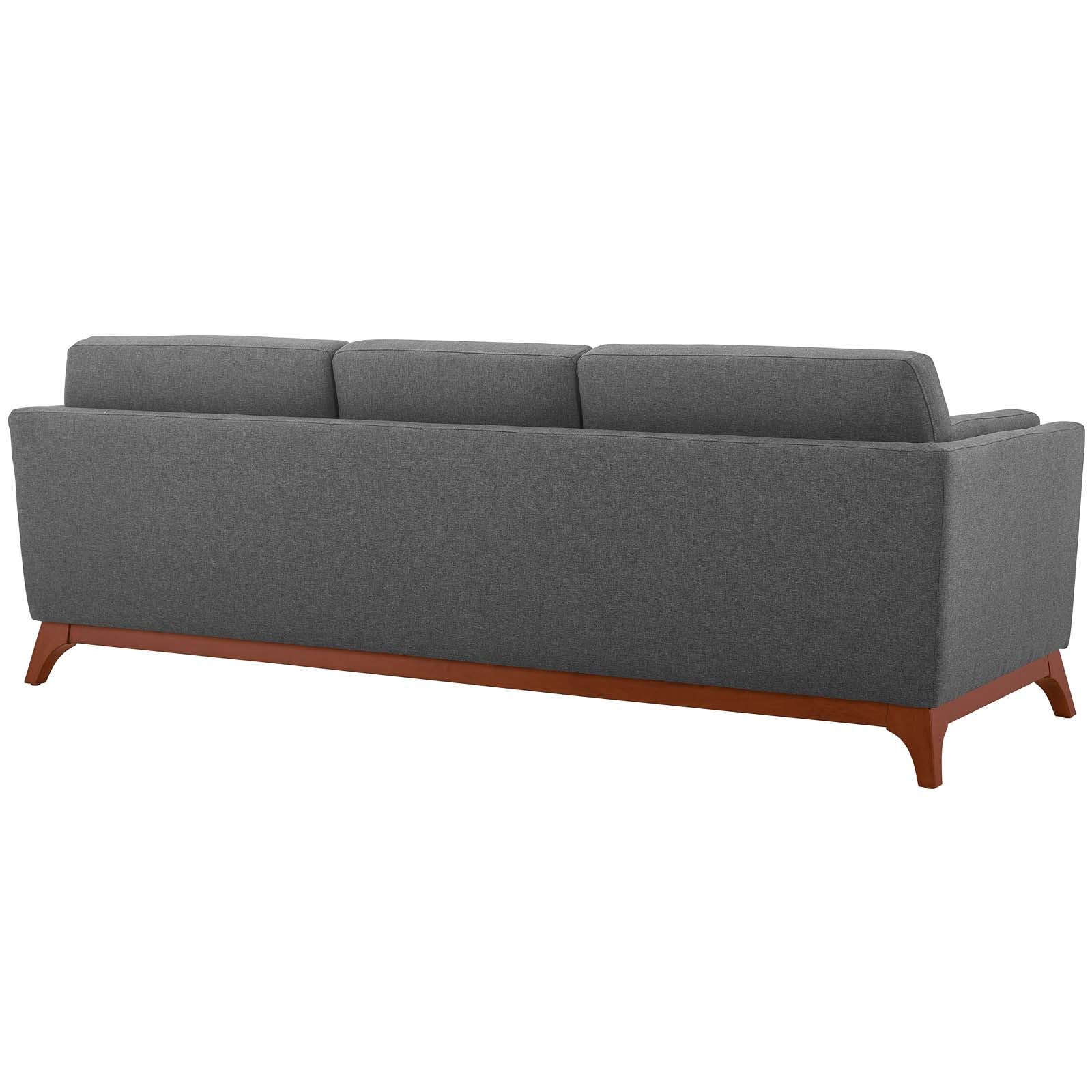 Modway Sofas & Couches - Chance Upholstered Fabric Sofa Gray
