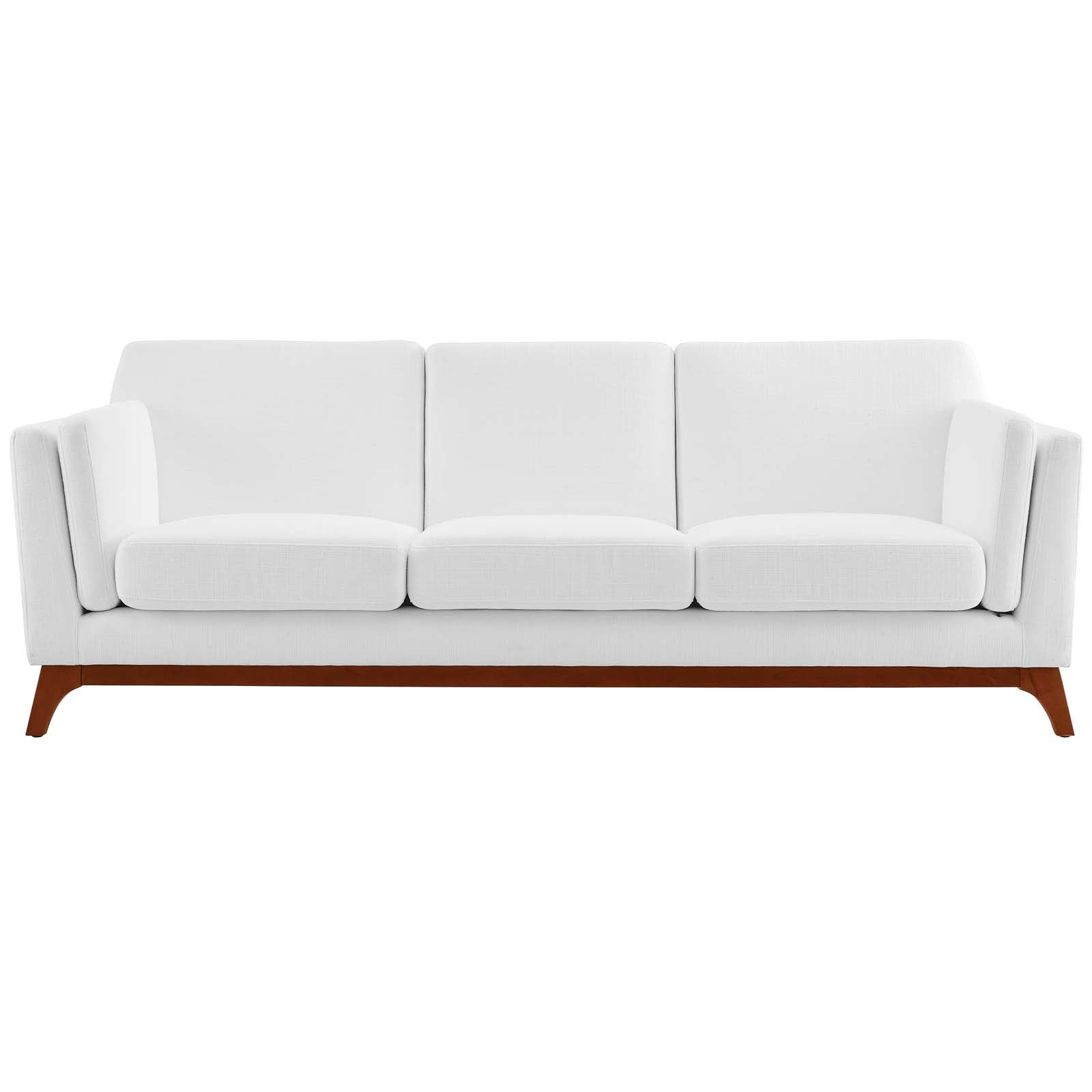 Modway Sofas & Couches - Chance Upholstered Fabric Sofa White