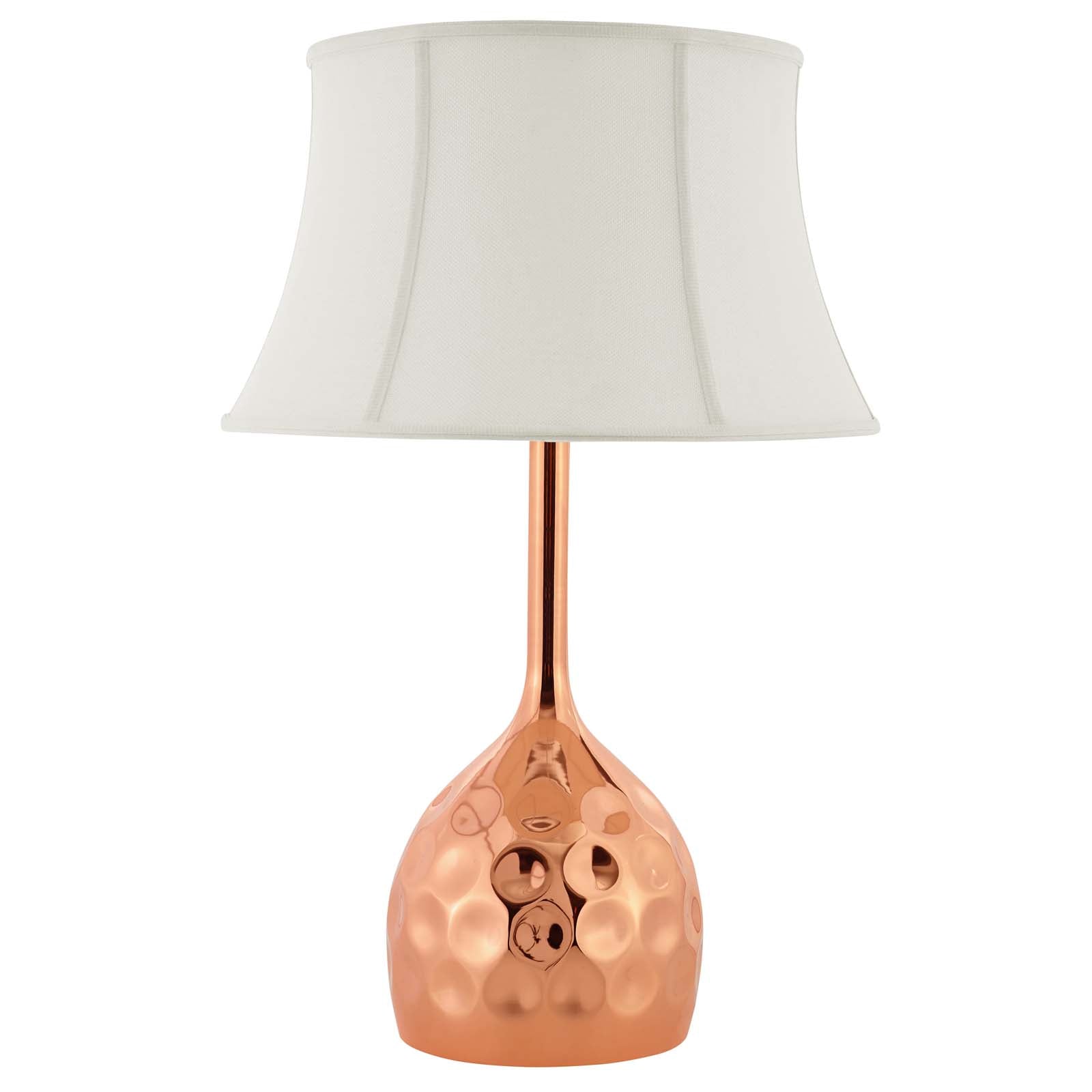 Modway Table Lamps - Dimple Table Lamp Rose Gold