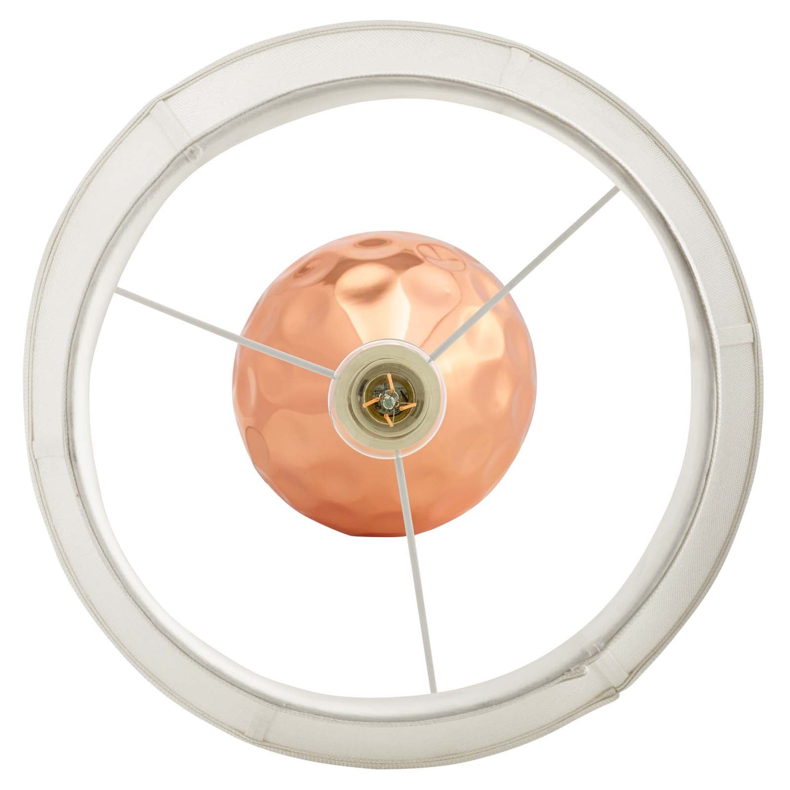 Modway Table Lamps - Dimple Table Lamp Rose Gold