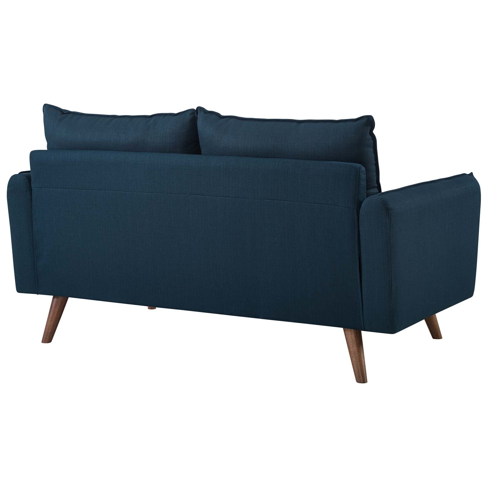 Modway Loveseats - Revive Upholstered Fabric Loveseat Azure