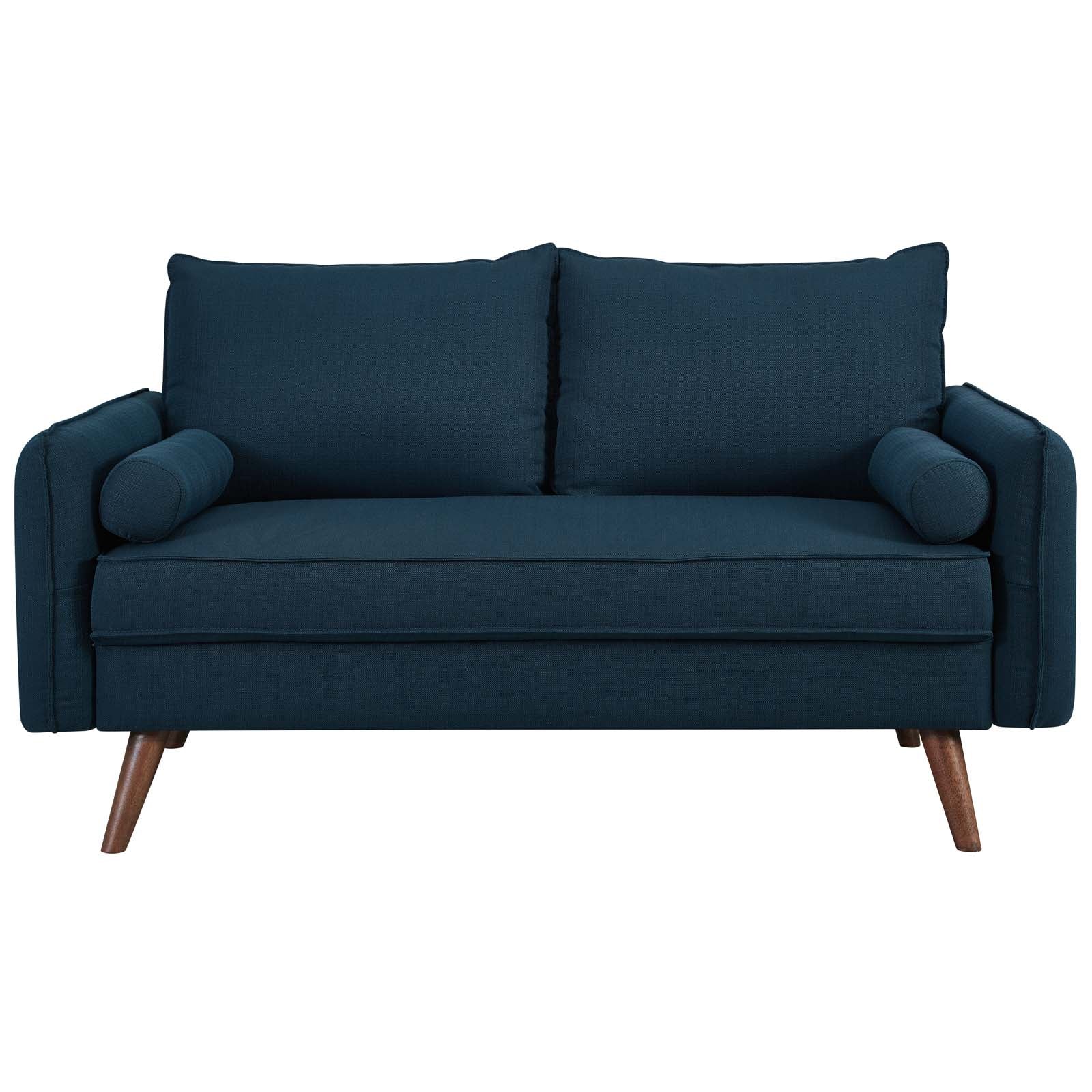 Modway Loveseats - Revive Upholstered Fabric Loveseat Azure