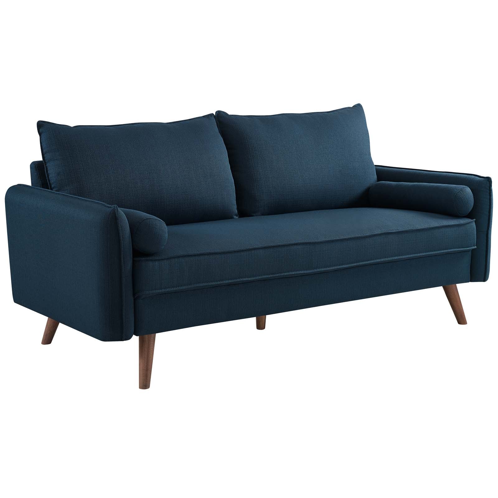 Modway Sofas & Couches - Revive Upholstered Fabric Sofa Azure