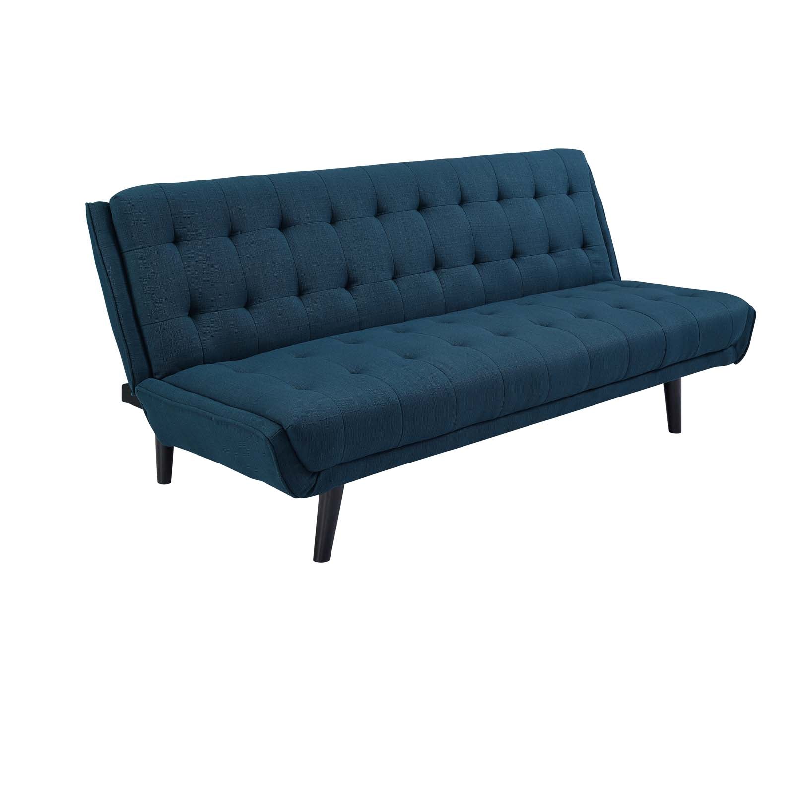 Modway Sofas & Couches - Glance Tufted Convertible Fabric Sofa Bed Azure