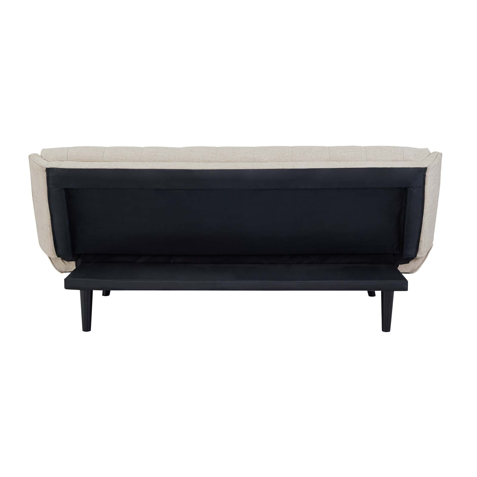 Modway Sofas & Couches - Glance Tufted Convertible Fabric Sofa Bed Beige