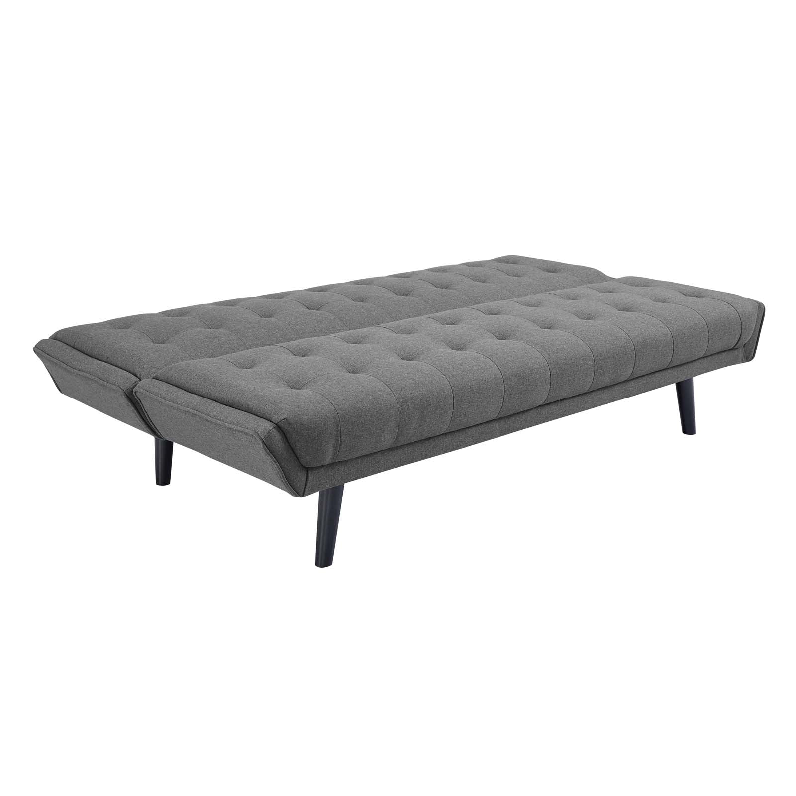 Modway Sofas & Couches - Glance Tufted Convertible Fabric Sofa Bed Gray