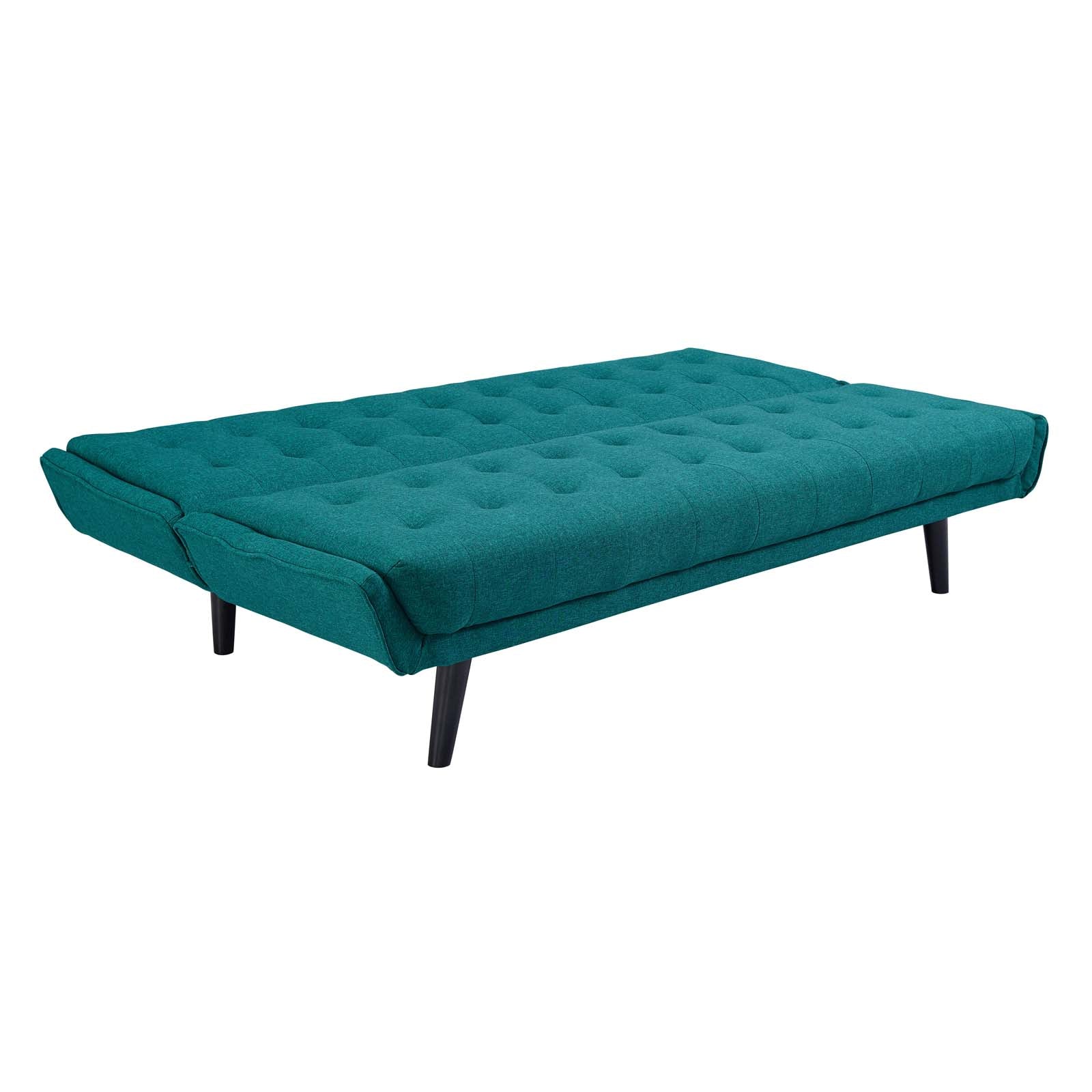 Modway Sofas & Couches - Glance Tufted Convertible Fabric Sofa Bed Teal
