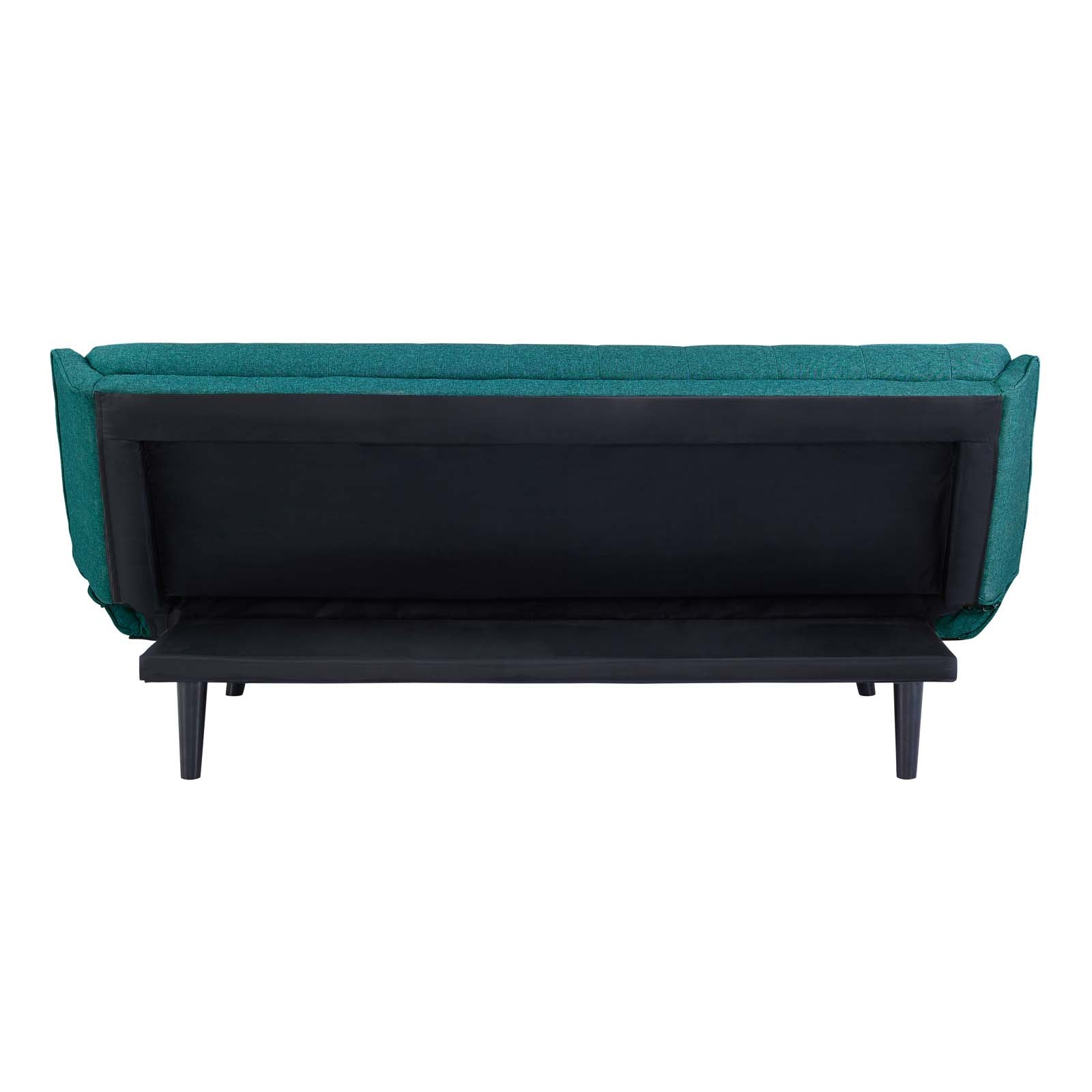Modway Sofas & Couches - Glance Tufted Convertible Fabric Sofa Bed Teal