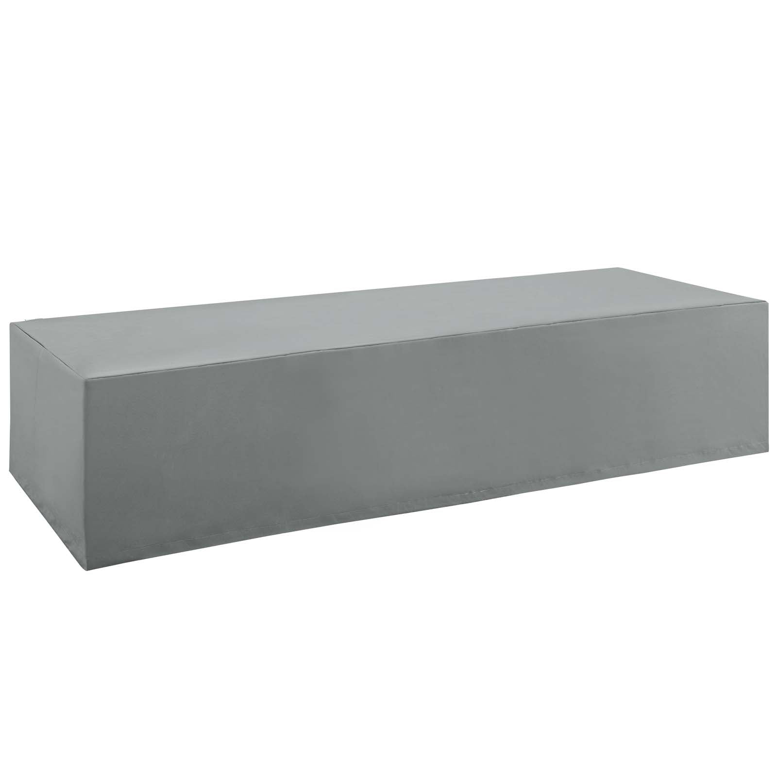 Modway Furniture Covers - Immerse-Convene-/-Sojourn-/-Summon-Chaise-Outdoor-Patio-Furniture-Cover-Gray