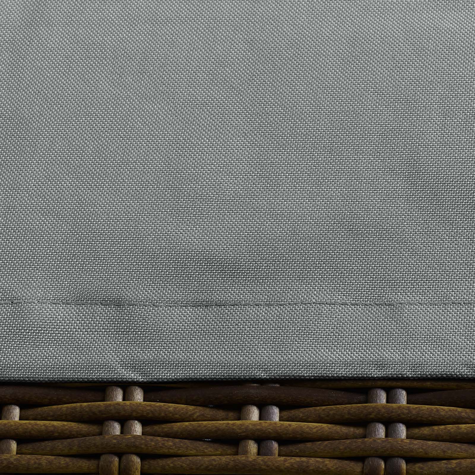 Modway Furniture Covers - Immerse-Convene-/-Sojourn-/-Summon-Chaise-Outdoor-Patio-Furniture-Cover-Gray