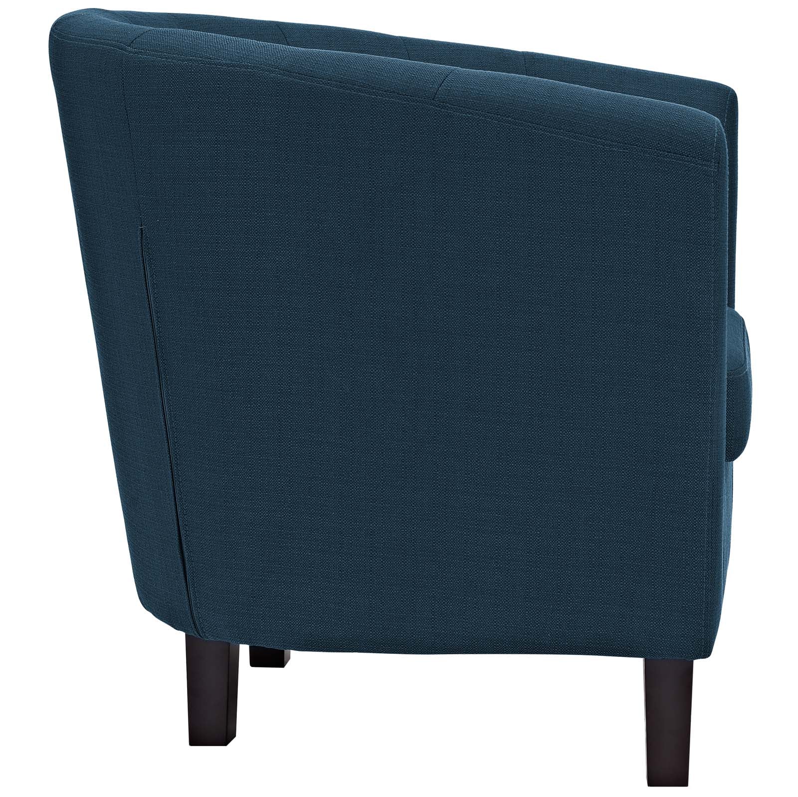 Modway Living Room Sets - Prospect 3 Piece Upholstered Fabric Loveseat and Armchair Set Azure