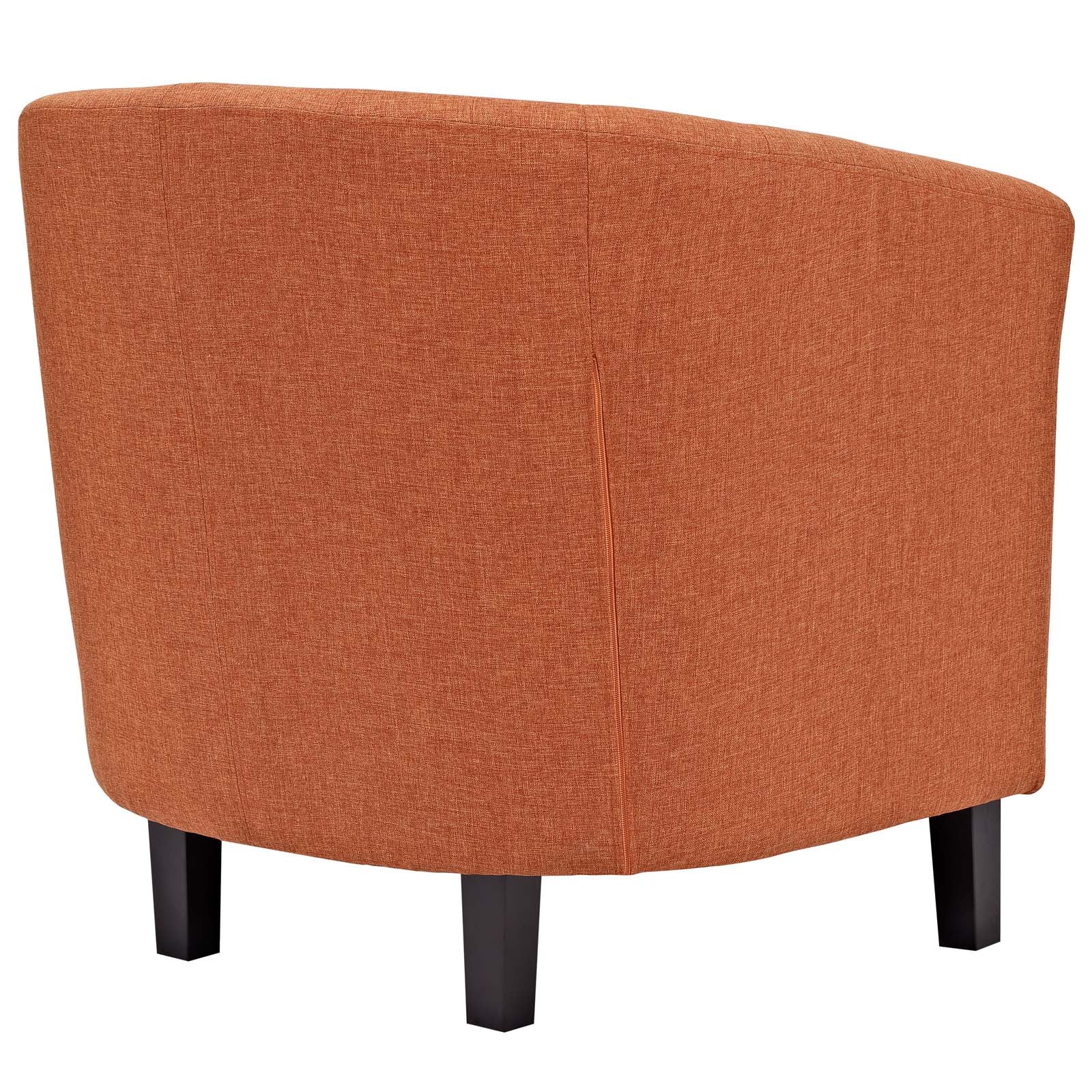 Modway Living Room Sets - Prospect 2 Piece Upholstered Fabric Armchair Set Orange