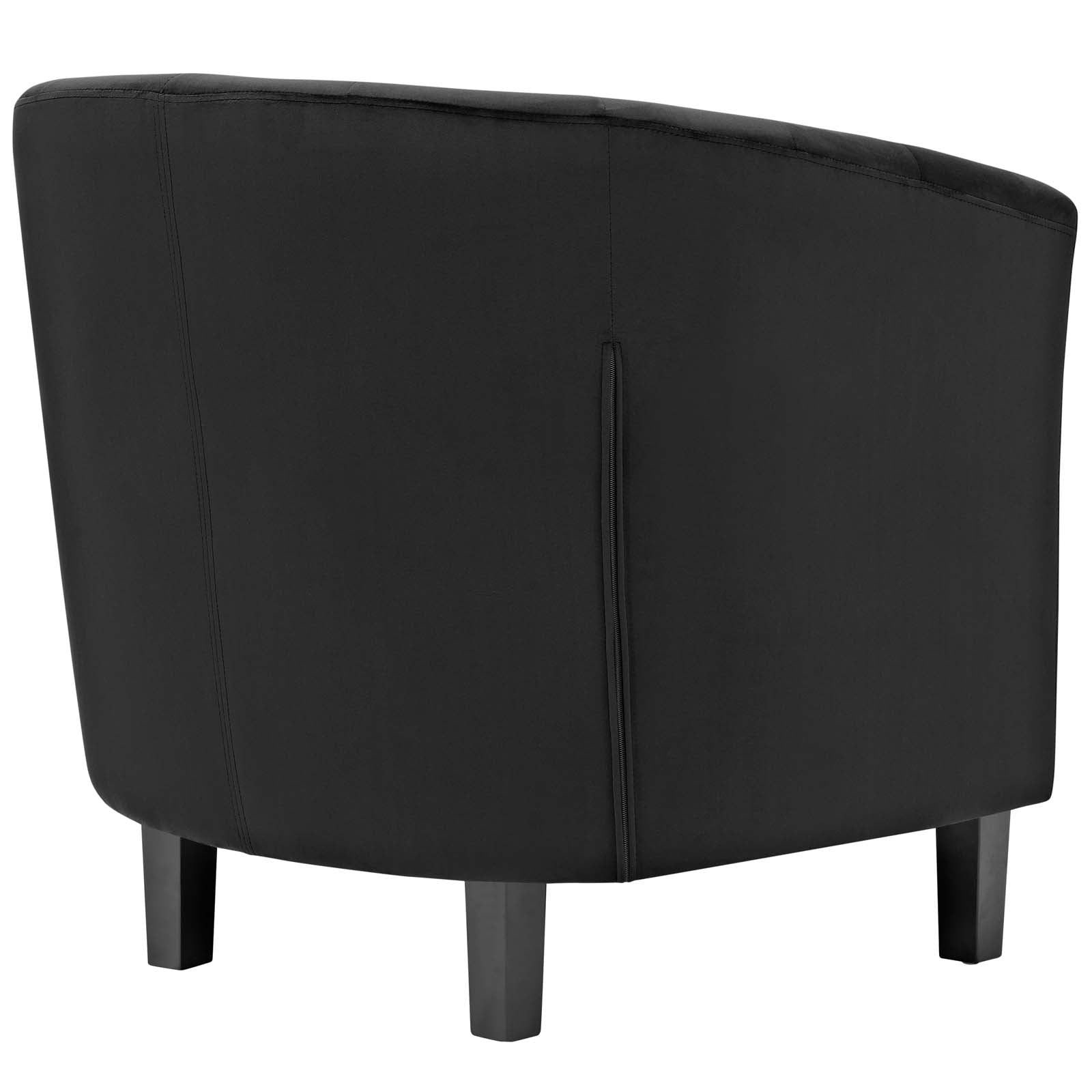 Modway Accent Chairs - Prospect 2 Piece Performance Velvet Armchair Set Black